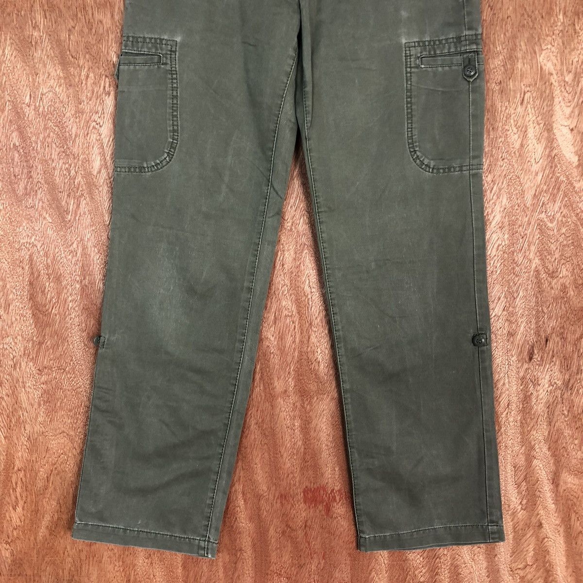 Faded Glory Vert Dense Grey Multipocket Cargo Pants #2629 Size US 30 / EU 46 - 3 Thumbnail