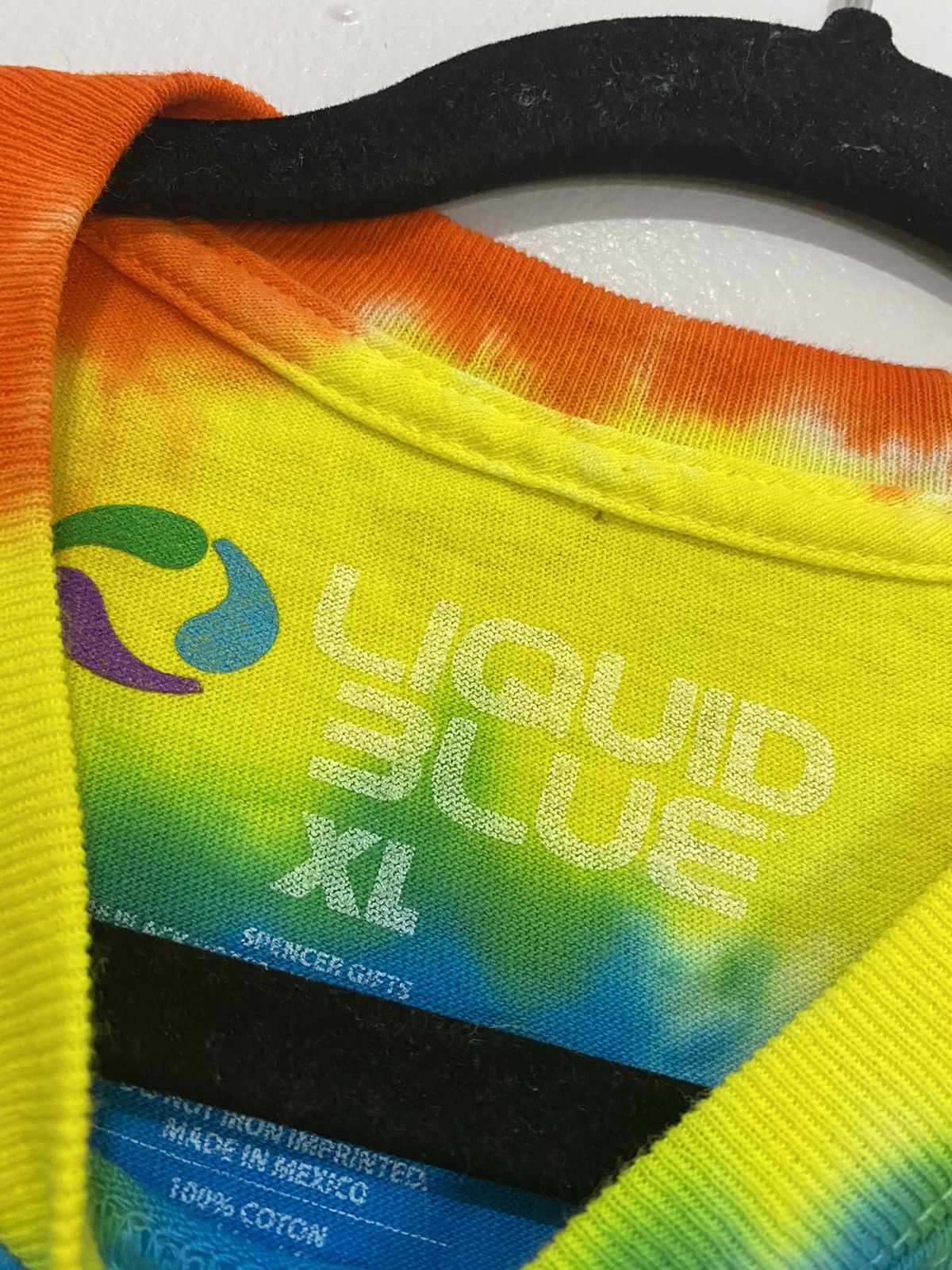 Band Tees Liquid Blue Tie-Dye T-Shirt Size US XL / EU 56 / 4 - 2 Thumbnail