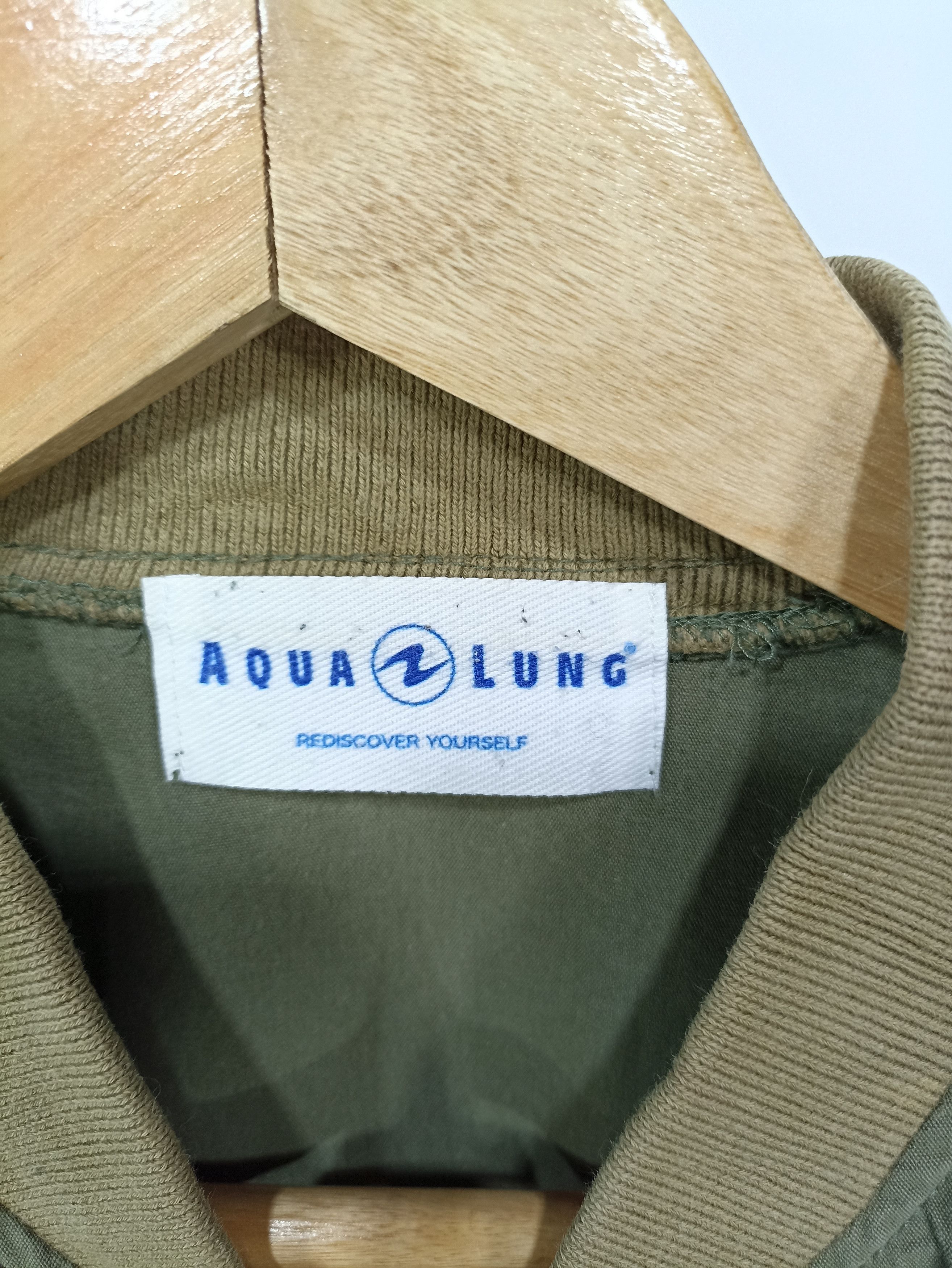 Japanese Brand × Vintage Vintage Aqua Lung Bomber Style Jacket Size US S / EU 44-46 / 1 - 7 Thumbnail