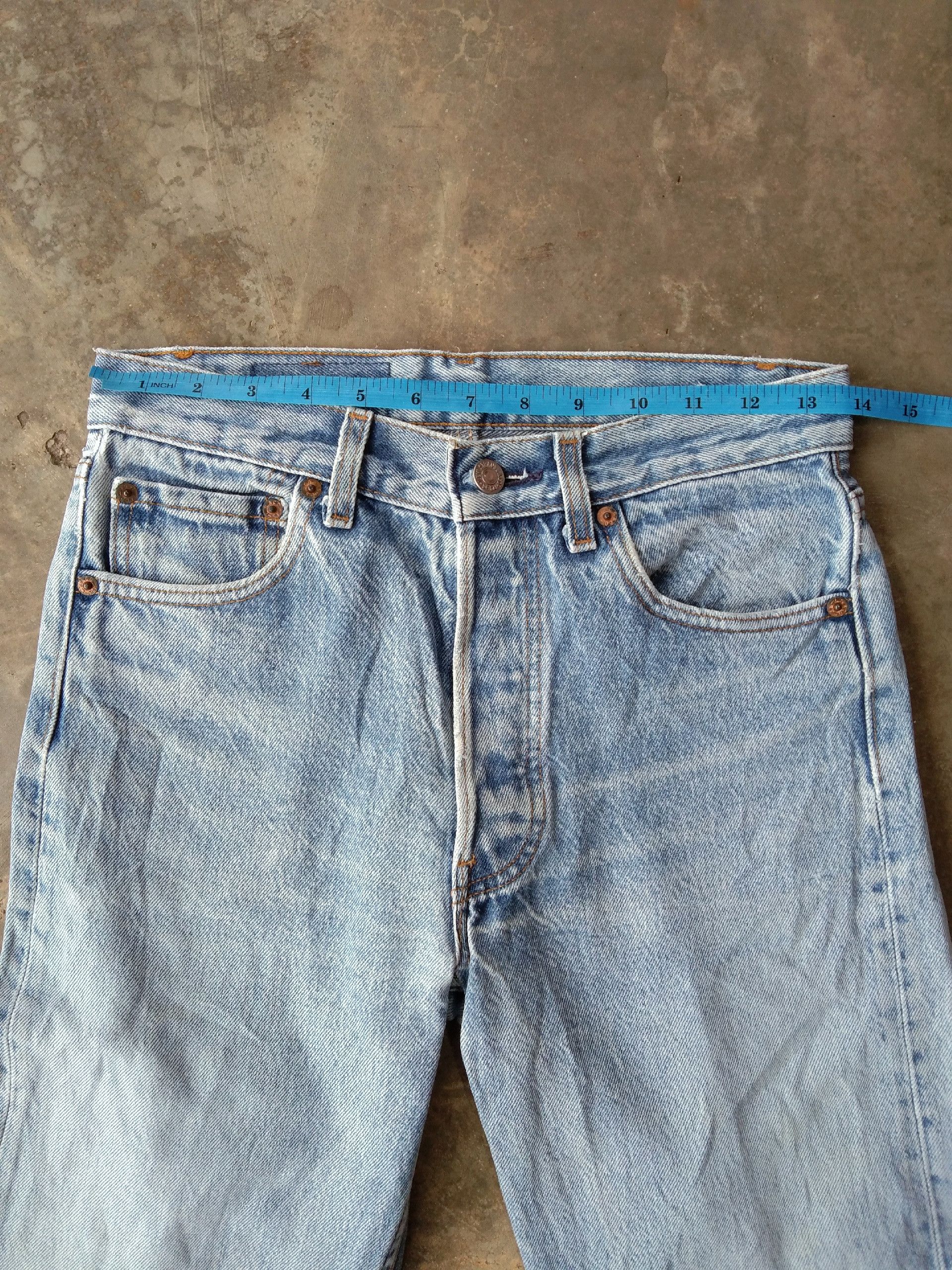Levi's 80s Vintage Levi's 501 Made In USA Distressed Jeans 27x29 Size US 27 - 6 Thumbnail