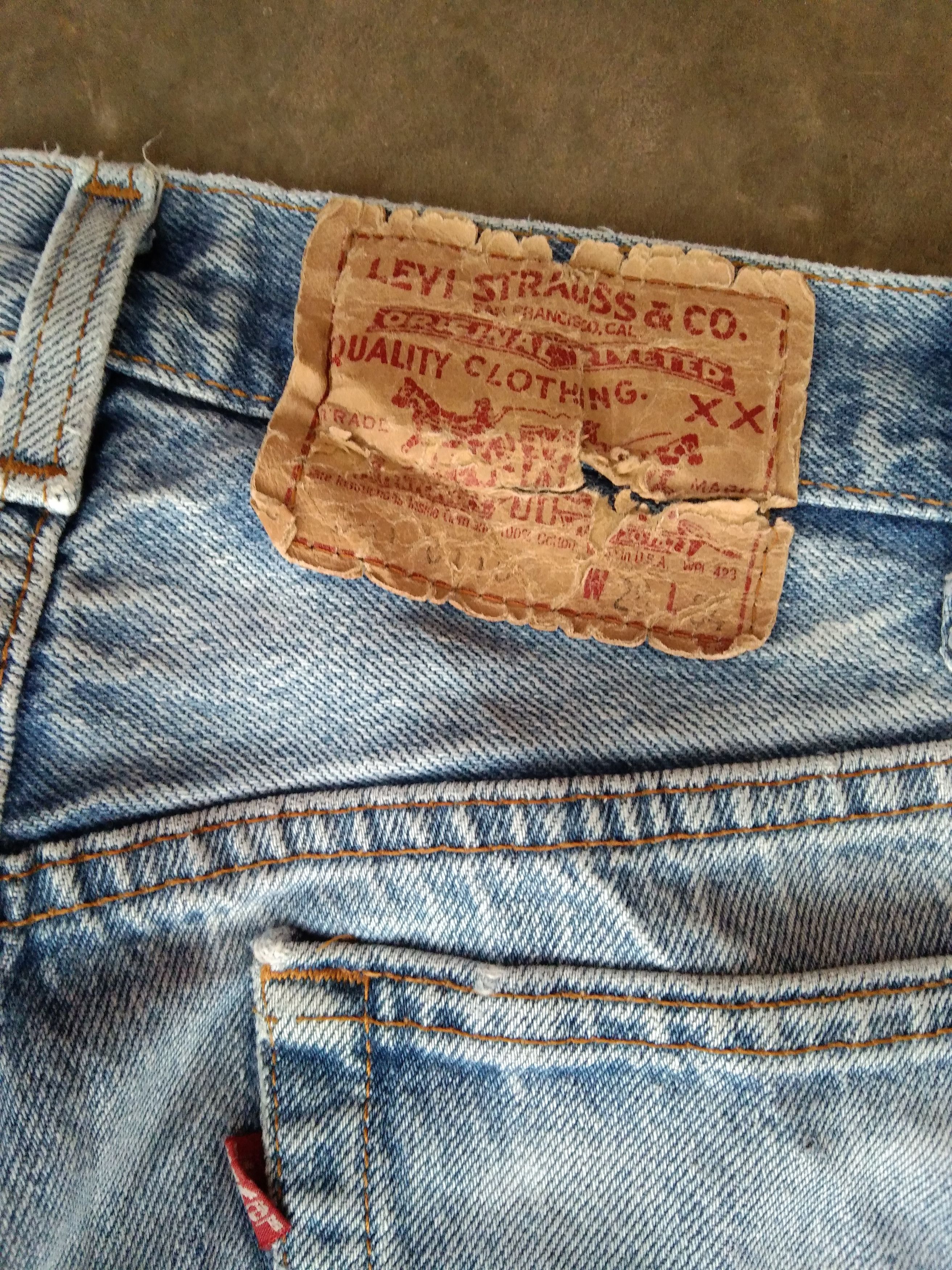 Levi's 80s Vintage Levi's 501 Made In USA Distressed Jeans 27x29 Size US 27 - 3 Thumbnail