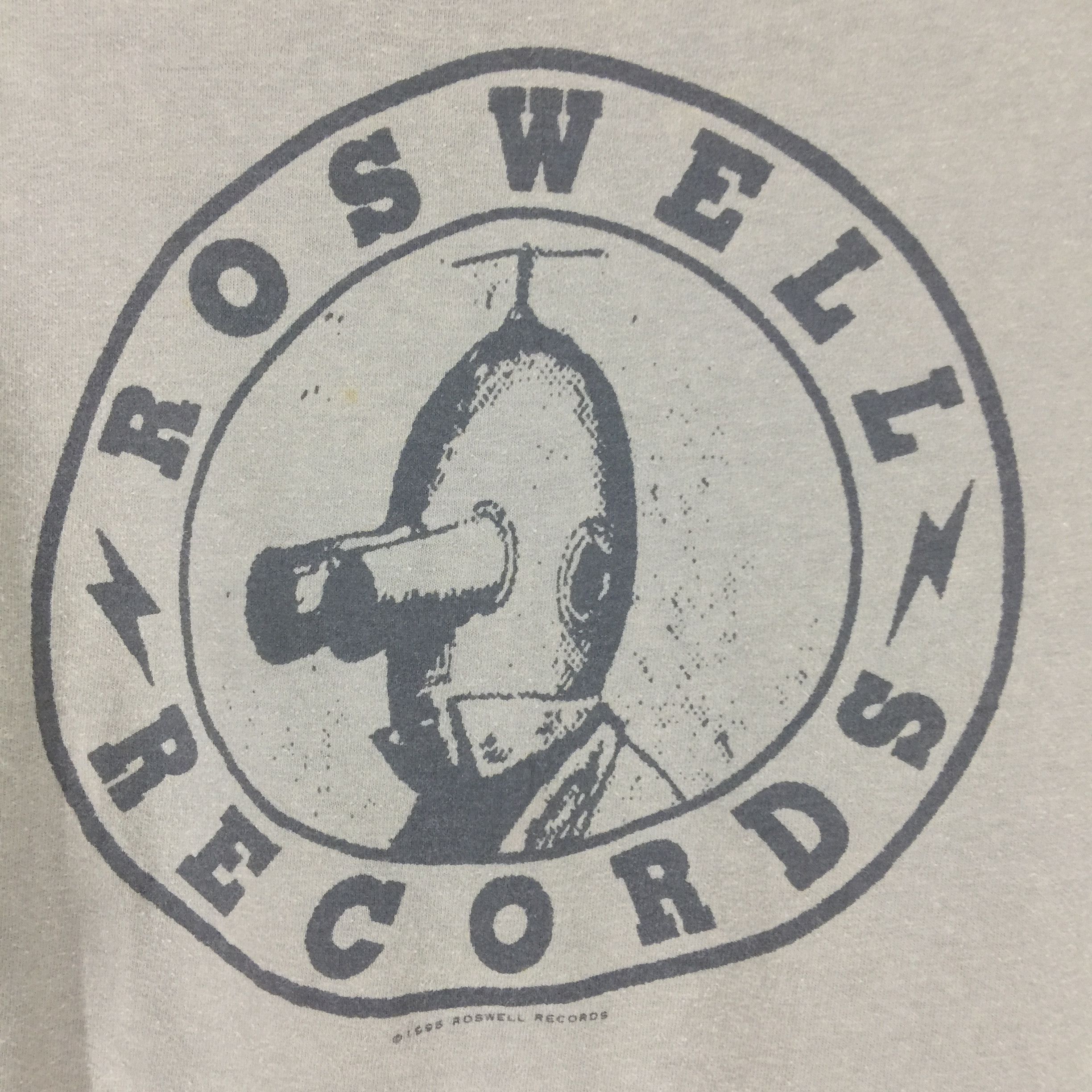 Band Tees × Vintage Foo fighter glow in the dark alien records vtg 90s tee Size US L / EU 52-54 / 3 - 6 Thumbnail