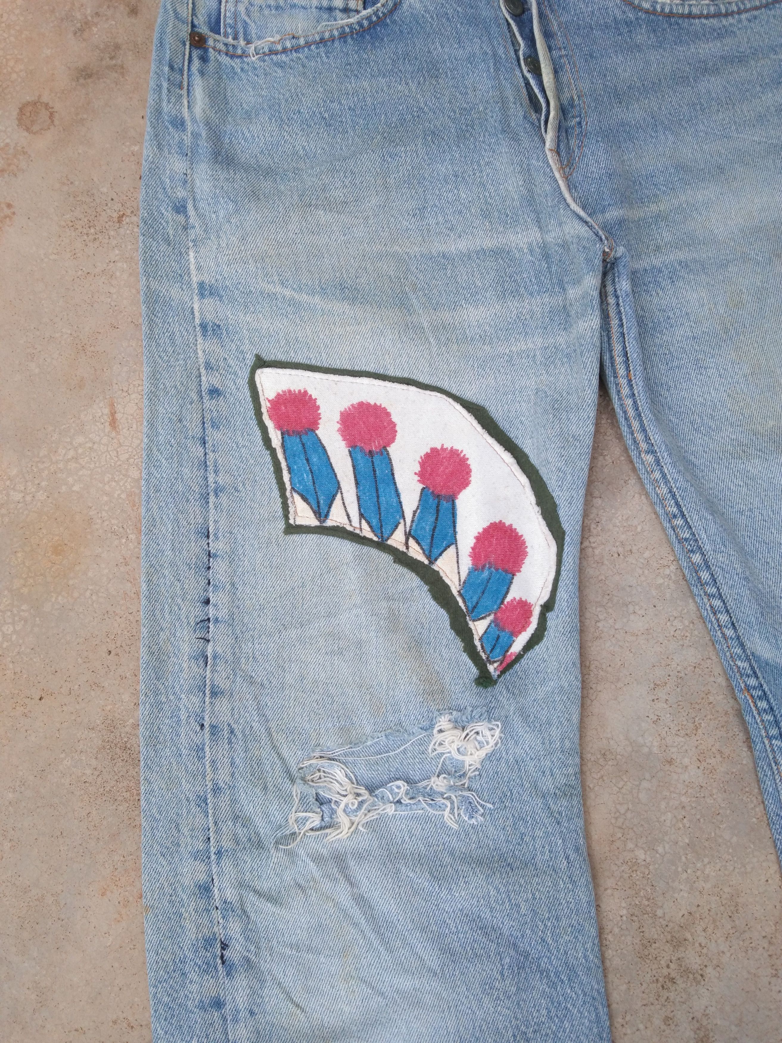 Levi's 80s Vintage Levi's 501 Made In USA Distressed Jeans 28x31 Size US 28 / EU 44 - 10 Thumbnail