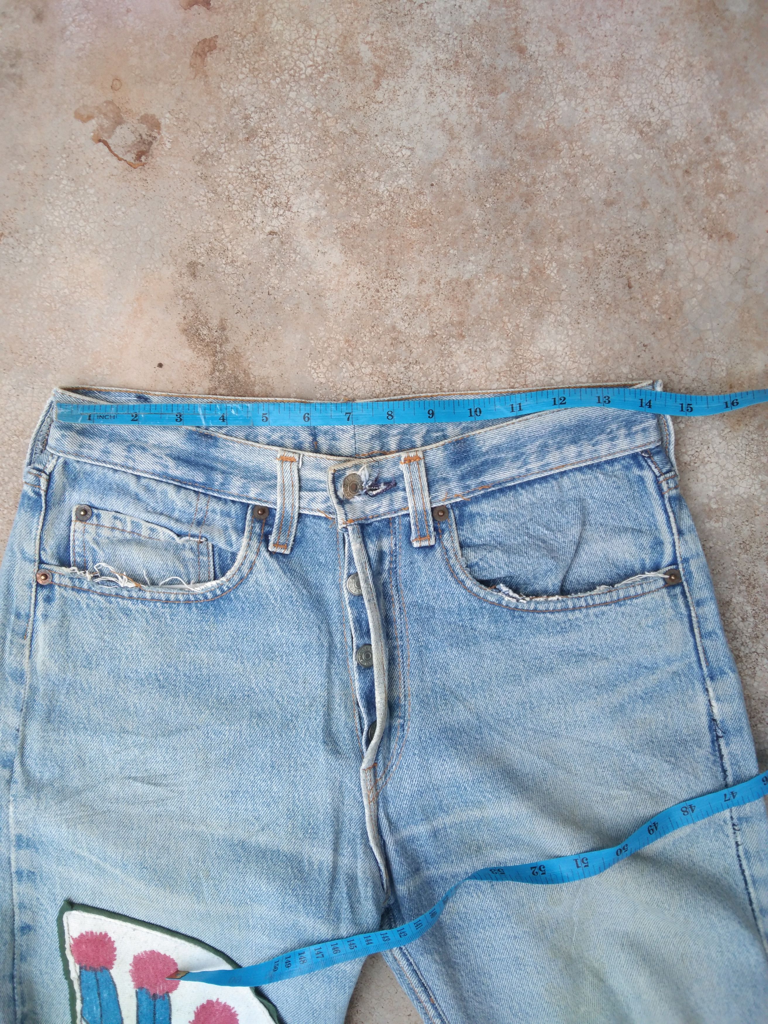 Levi's 80s Vintage Levi's 501 Made In USA Distressed Jeans 28x31 Size US 28 / EU 44 - 11 Thumbnail