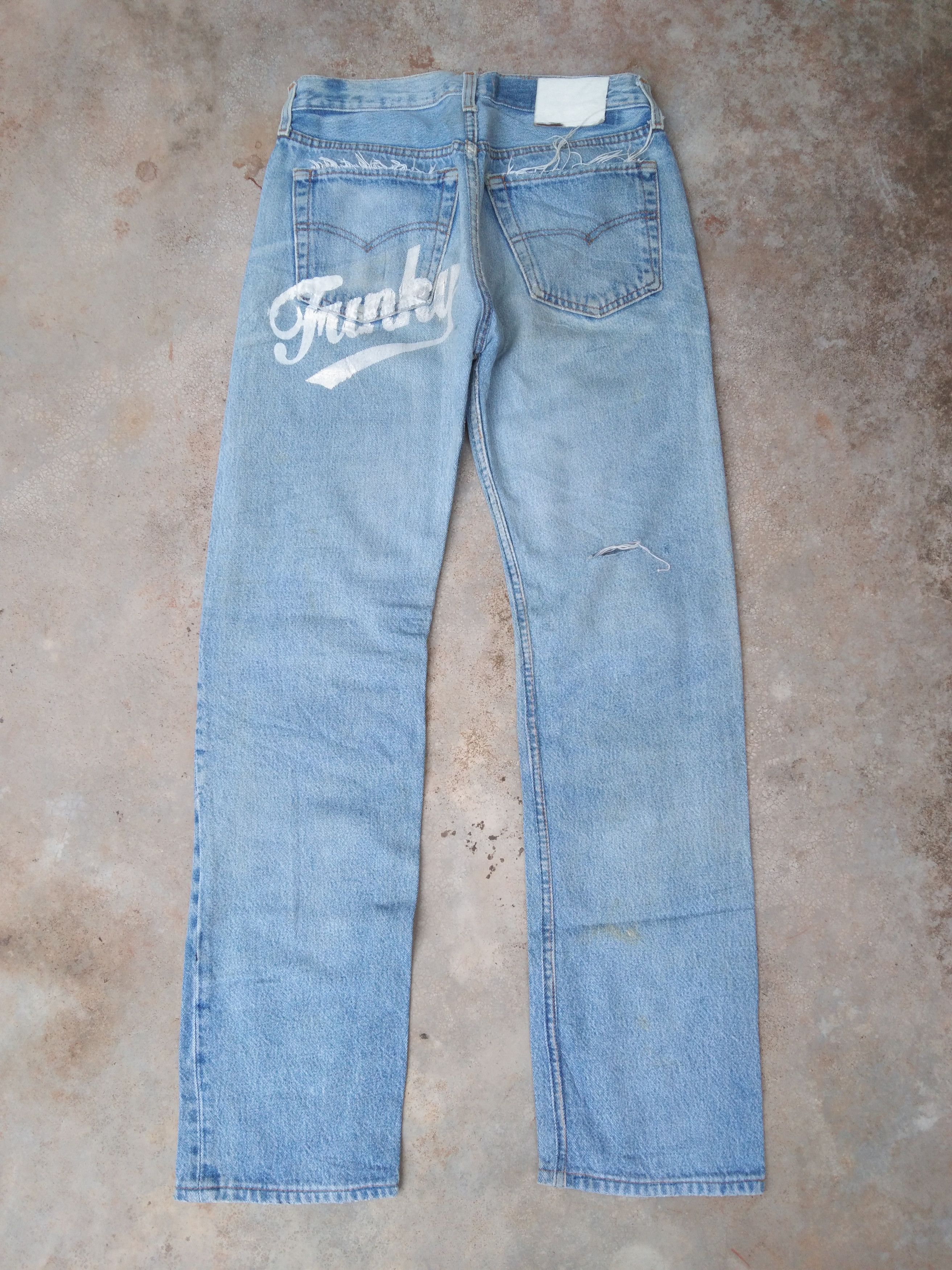 Levi's 80s Vintage Levi's 501 Made In USA Distressed Jeans 28x31 Size US 28 / EU 44 - 4 Thumbnail