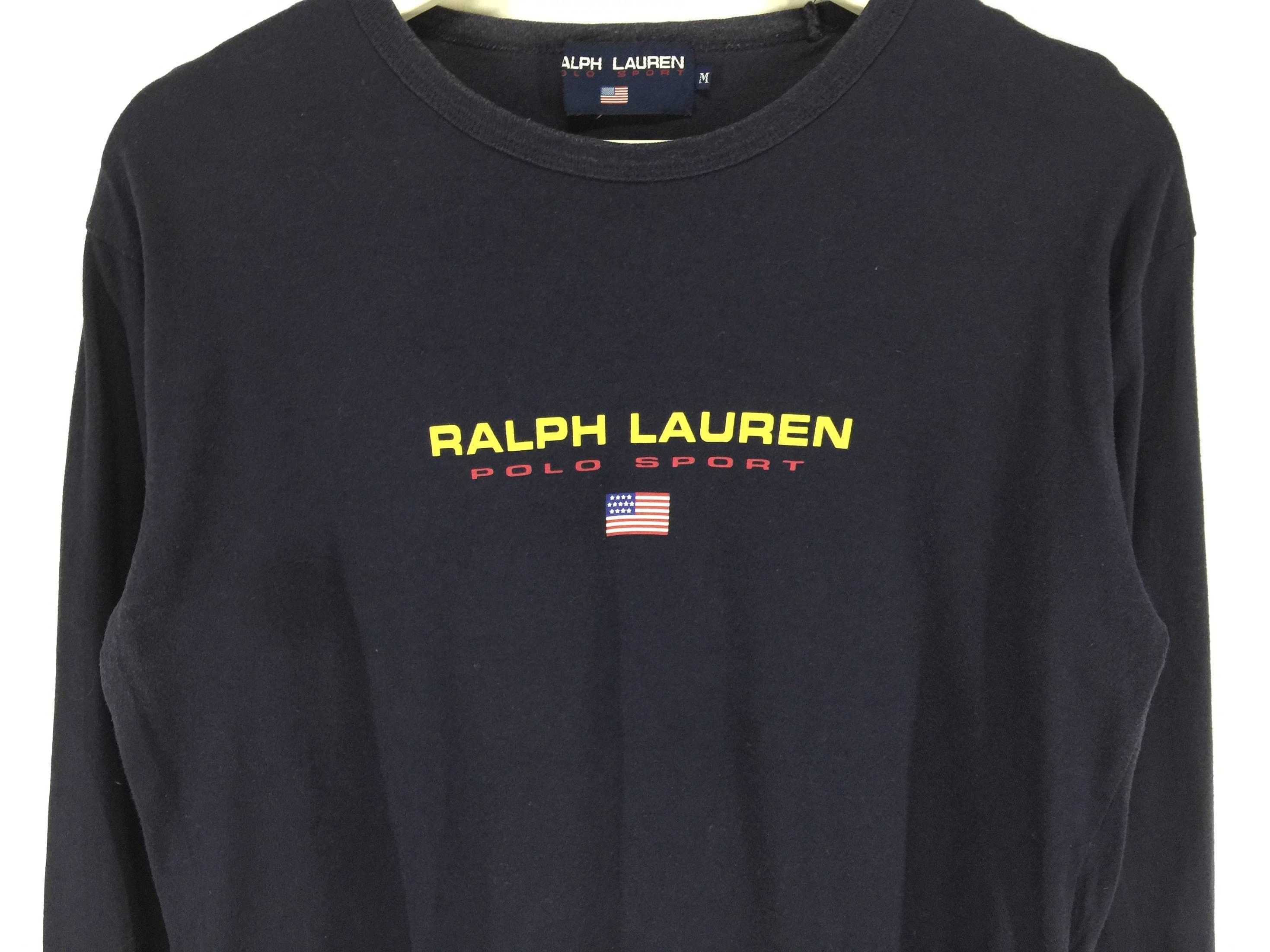 Lo Life × Polo Ralph Lauren × Vintage Polo sport ralph lauren spell out vintage 90s shirt Size US M / EU 48-50 / 2 - 3 Thumbnail