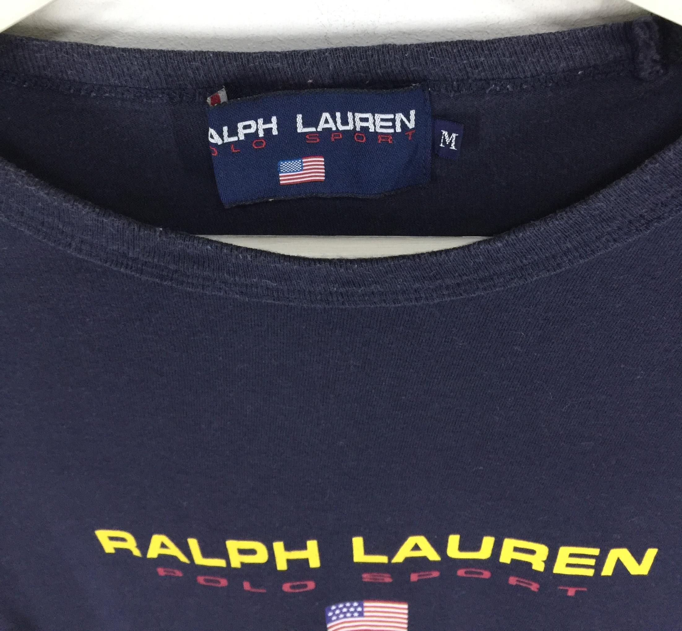 Lo Life × Polo Ralph Lauren × Vintage Polo sport ralph lauren spell out vintage 90s shirt Size US M / EU 48-50 / 2 - 4 Thumbnail