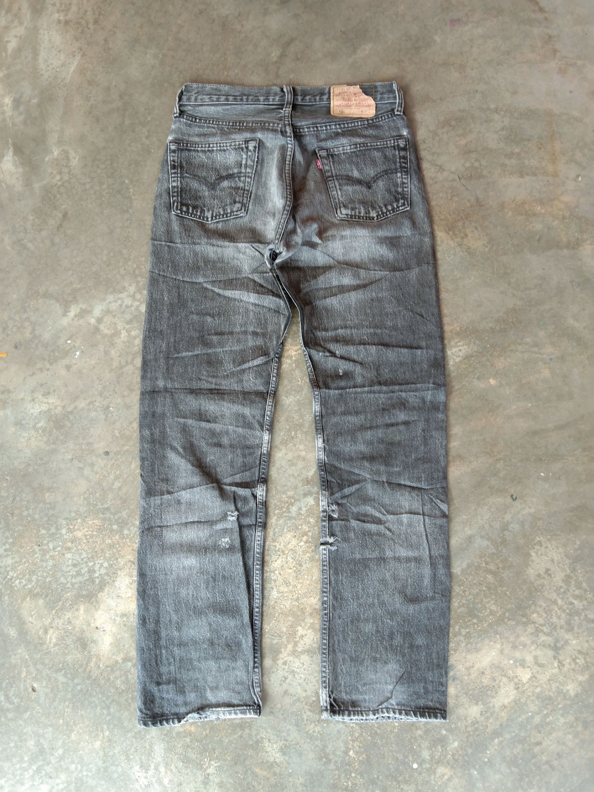 Levi's × Streetwear × Vintage 90s Faded Black Vintage Levi's 501 ...