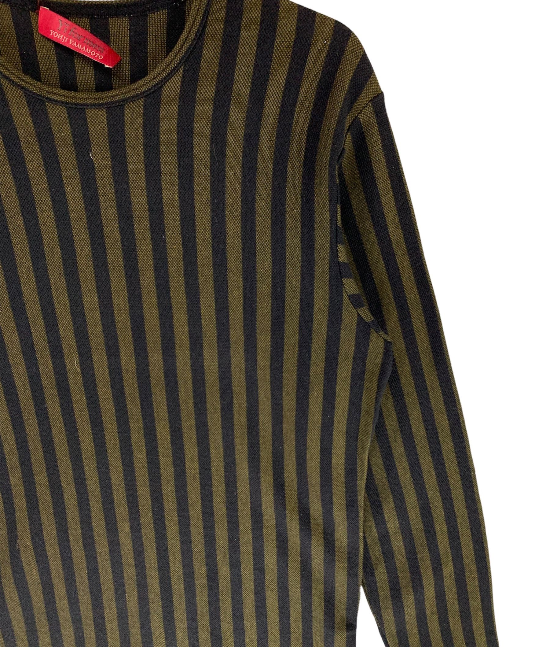 Designer × Y's for Men × Yohji Yamamoto Y's For Men Yohji Yamamoto stripe longsleeve shirt Size US M / EU 48-50 / 2 - 3 Thumbnail