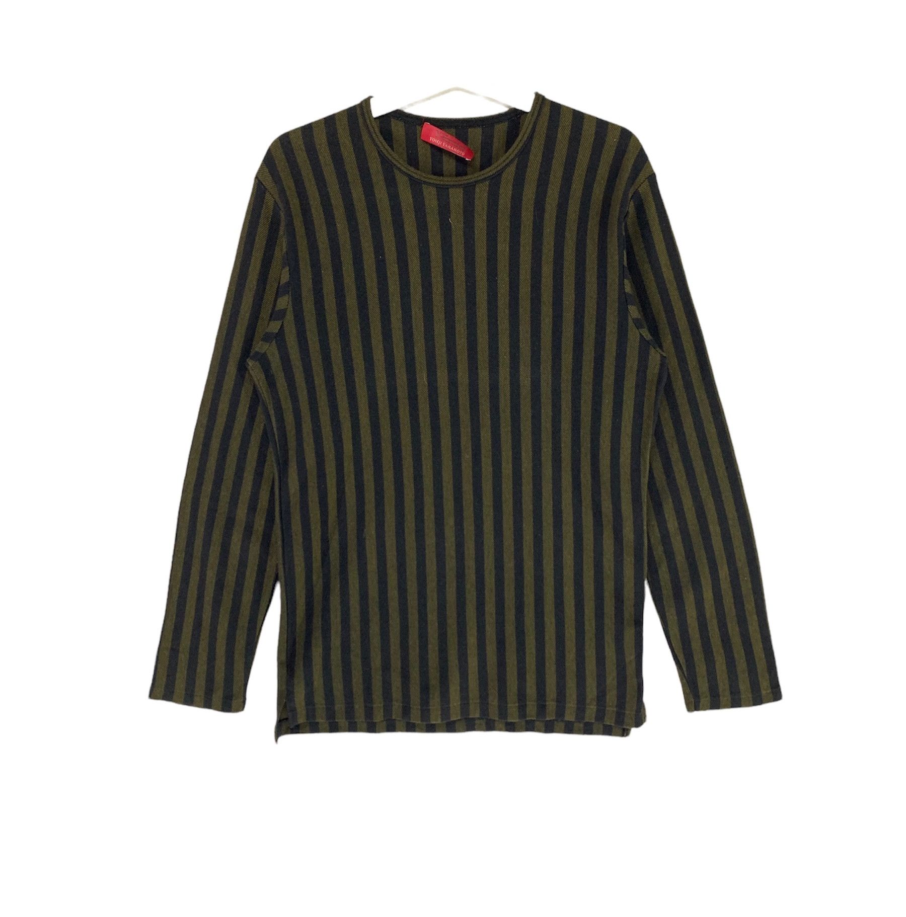 Limi Feu × Yohji Yamamoto Limi Feu Asymmetric Stripe Longsleeve