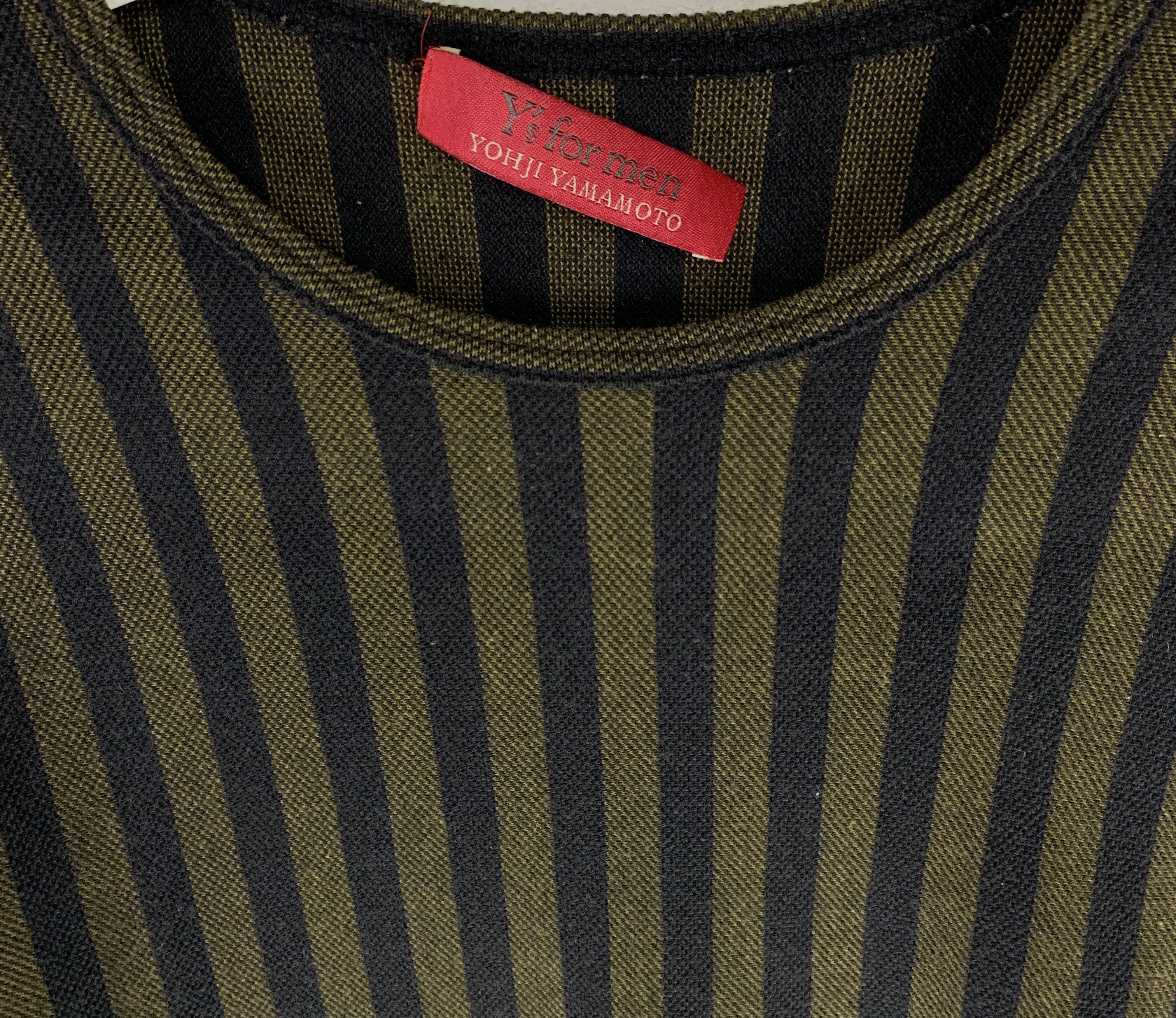 Designer × Y's for Men × Yohji Yamamoto Y's For Men Yohji Yamamoto stripe longsleeve shirt Size US M / EU 48-50 / 2 - 5 Thumbnail