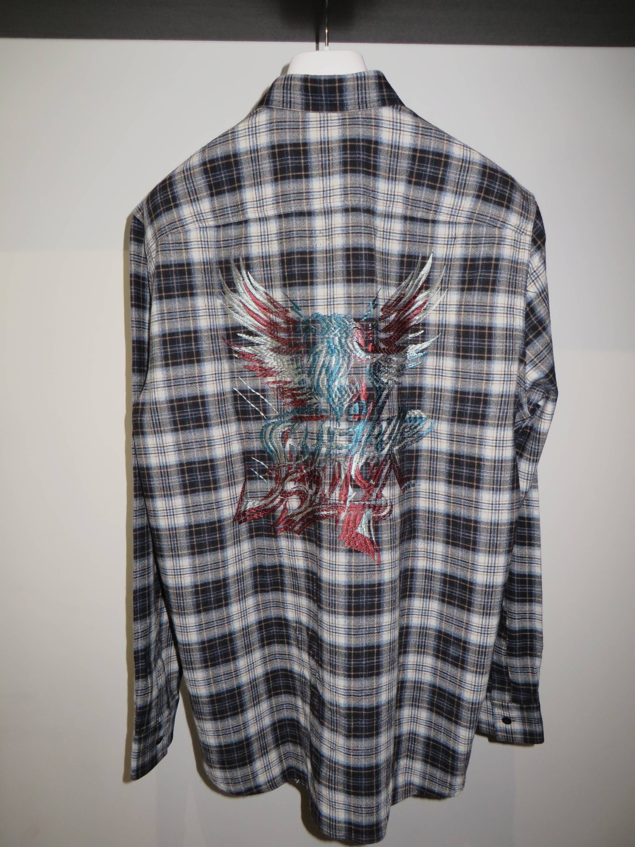 Pre-owned Givenchy "save Our Souls" Wool Shirt In Grey
