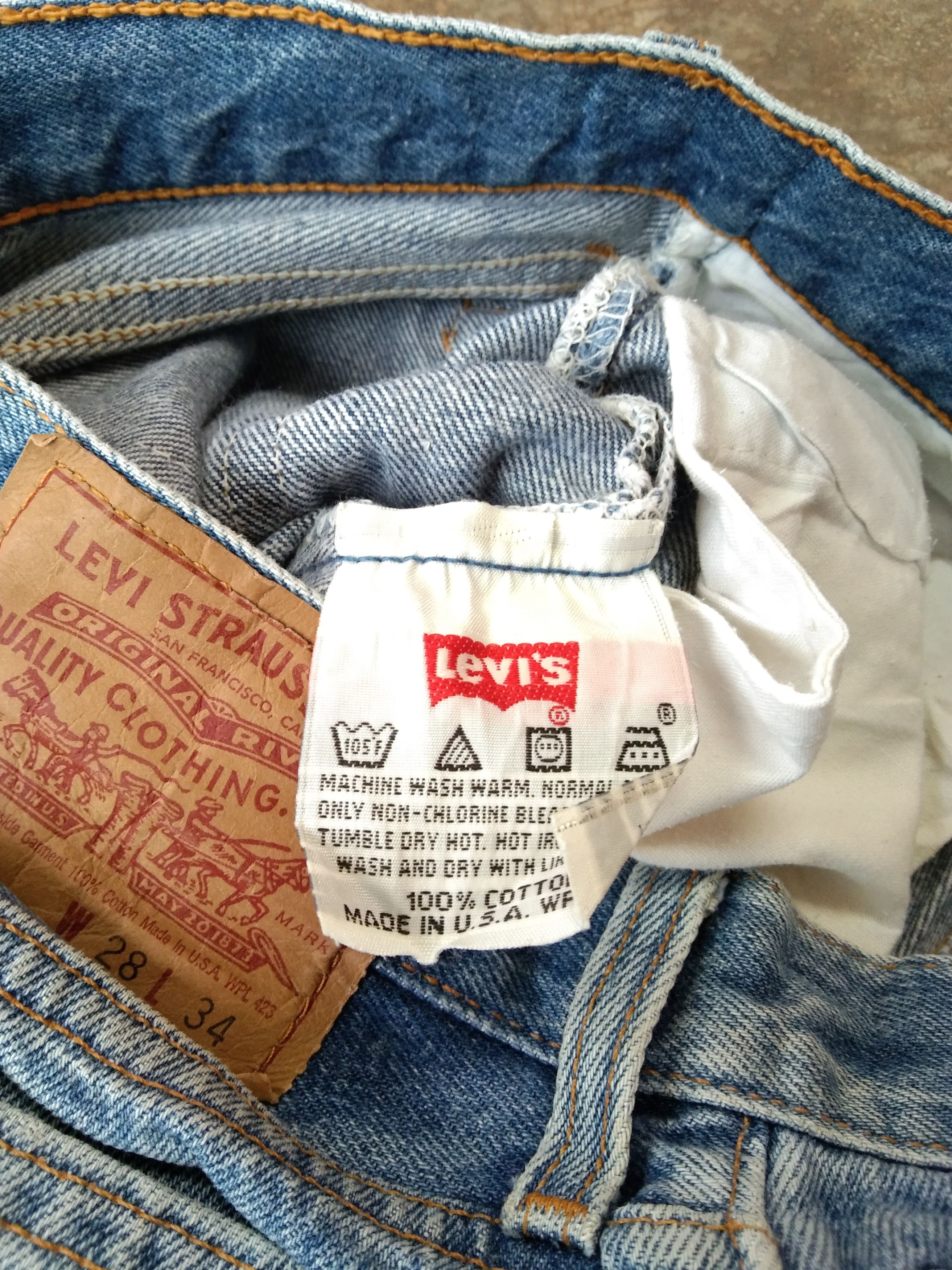 Levi's 90s Vintage Levi's 501 Made In USA Distressed Jeans 27x28 Size US 27 - 11 Thumbnail