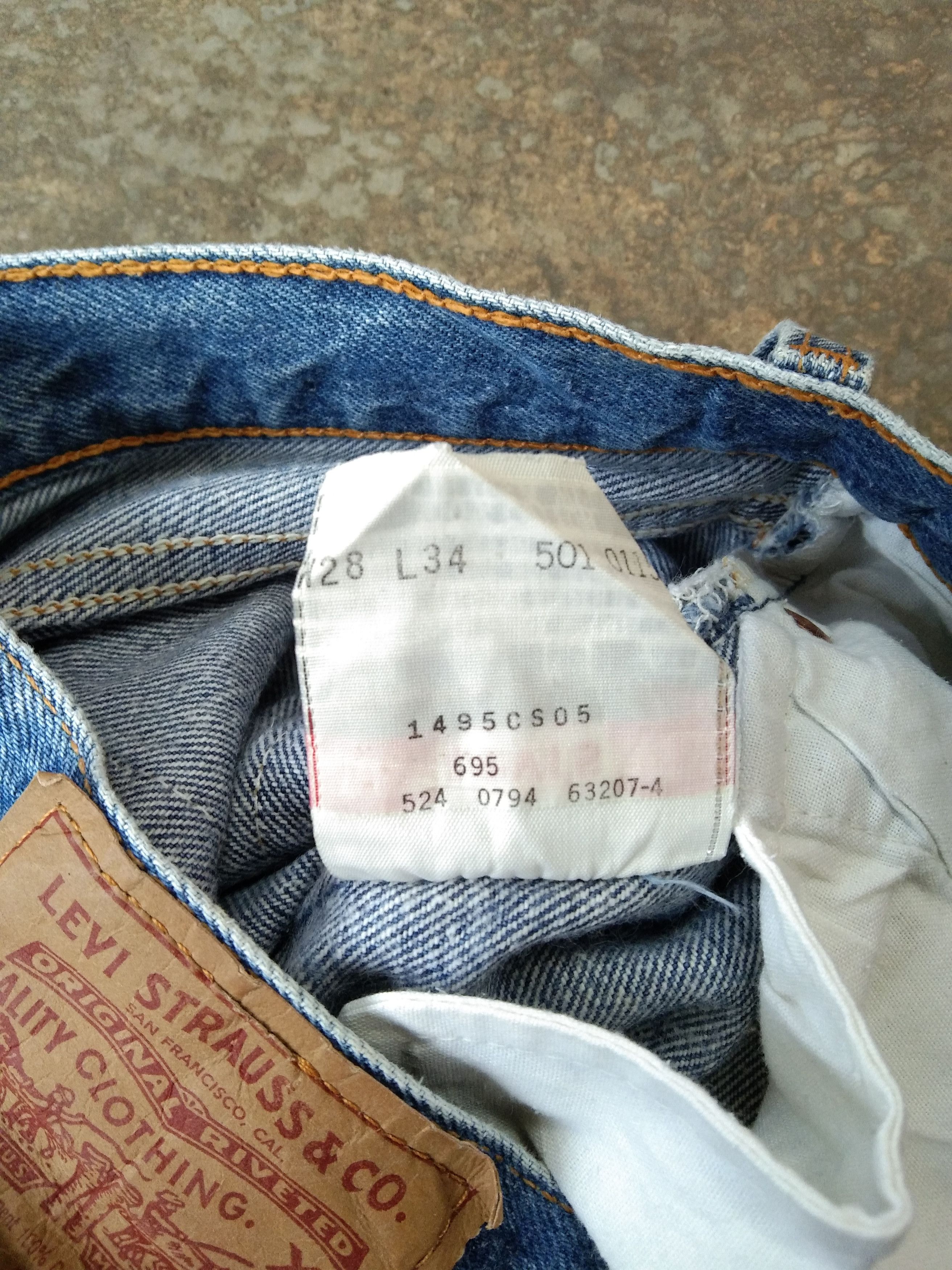 Levi's 90s Vintage Levi's 501 Made In USA Distressed Jeans 27x28 Size US 27 - 12 Thumbnail
