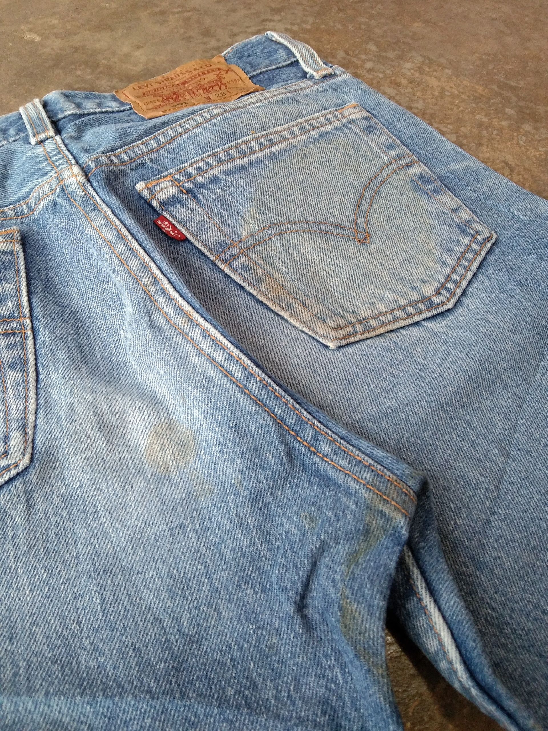 Levi's 90s Vintage Levi's 501 Made In USA Distressed Jeans 27x28 Size US 27 - 5 Thumbnail