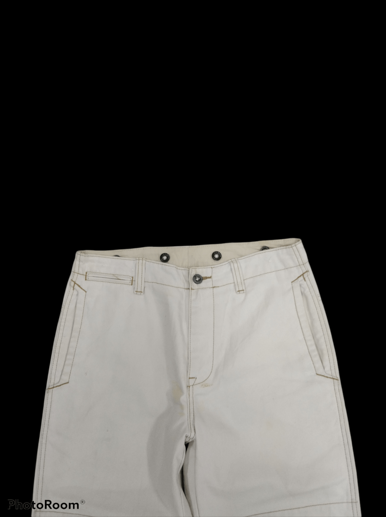 L.L. Bean JAPANESE BRAND DENIM PANTS WHITDOUBLE KNEE L.L.BEAN Size US 30 / EU 46 - 3 Thumbnail