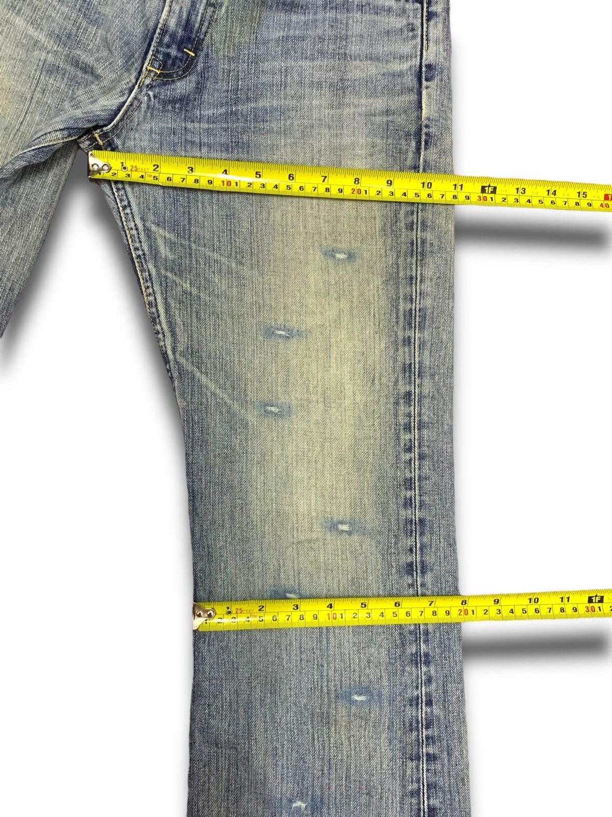 Lee Vintage 90s Lee Cowboy Flared Kaihara Jeans Size US 28 / EU 44 - 11 Thumbnail