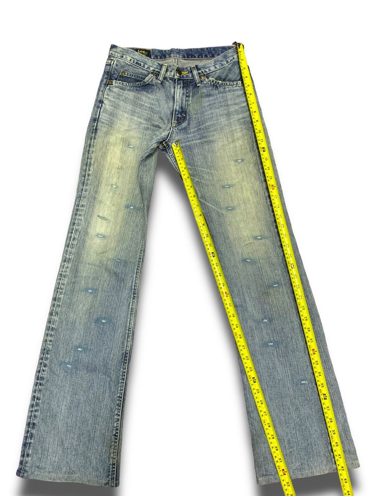 Lee Vintage 90s Lee Cowboy Flared Kaihara Jeans Size US 28 / EU 44 - 13 Thumbnail
