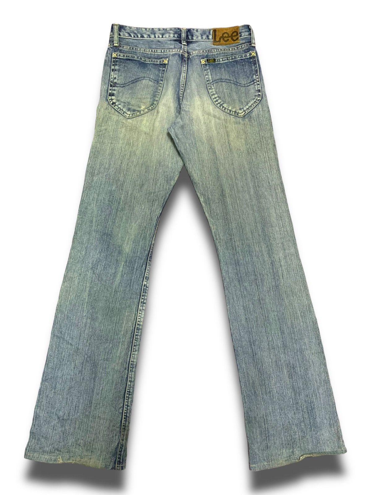 Lee Vintage 90s Lee Cowboy Flared Kaihara Jeans Size US 28 / EU 44 - 2 Thumbnail