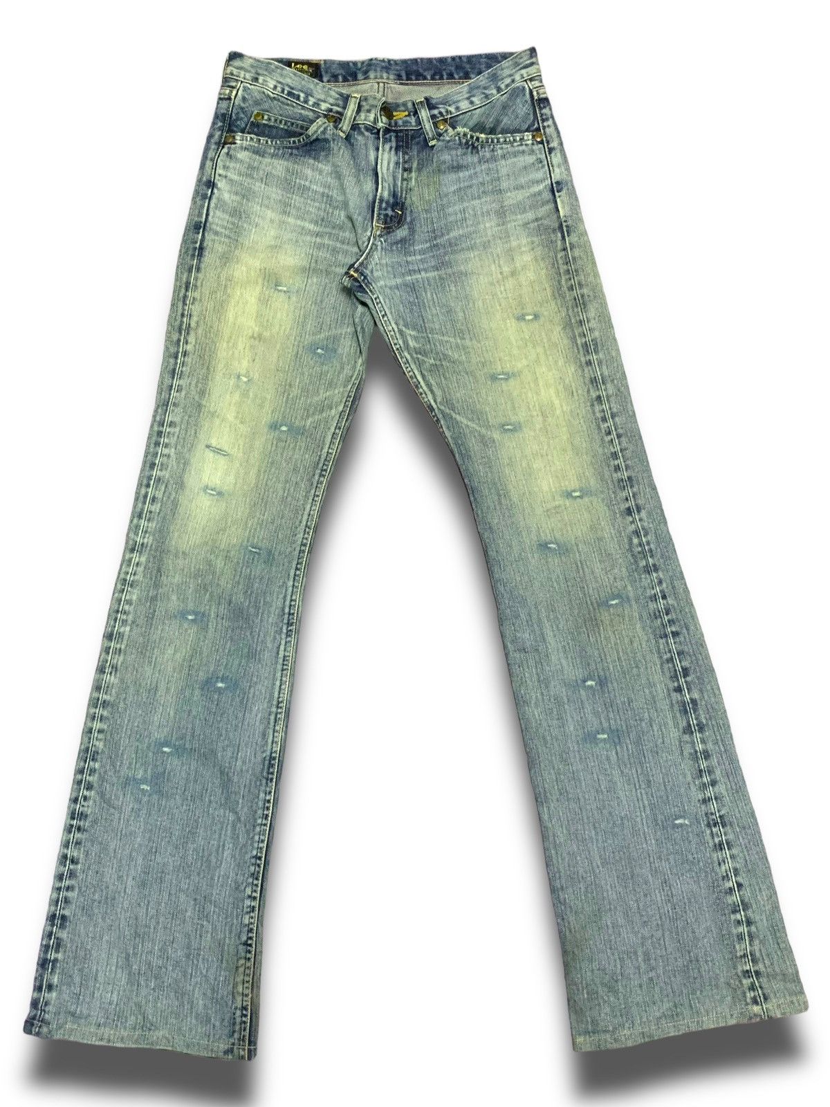 Lee Vintage 90s Lee Cowboy Flared Kaihara Jeans Size US 28 / EU 44 - 1 Thumbnail