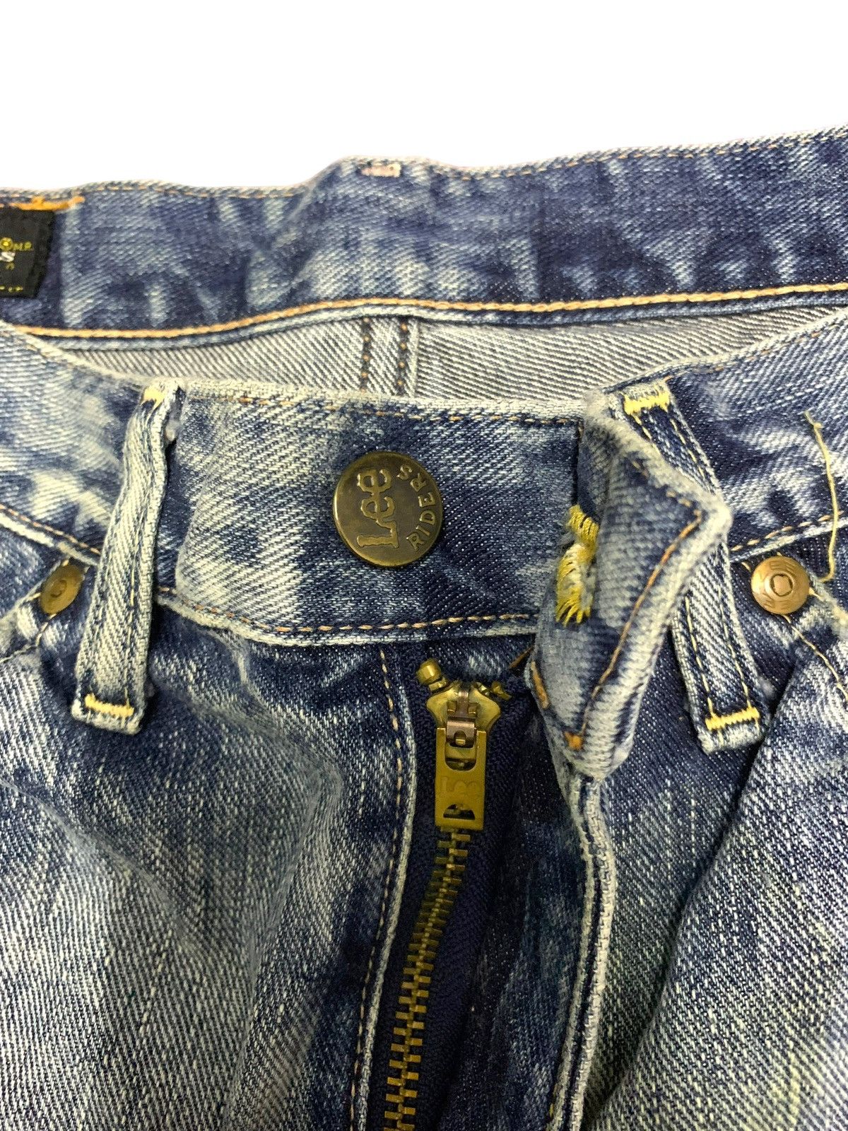 Lee Vintage 90s Lee Cowboy Flared Kaihara Jeans Size US 28 / EU 44 - 6 Thumbnail