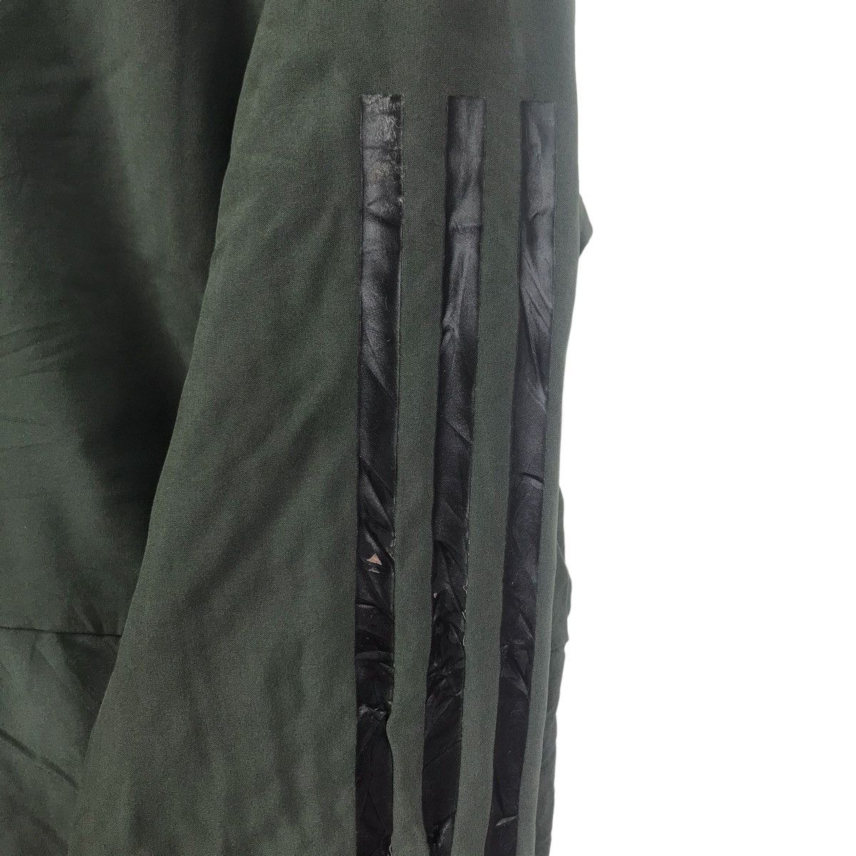 Adidas ADIDAS Stripes Side Green Fleece Sweatshirt Size US M / EU 48-50 / 2 - 4 Thumbnail