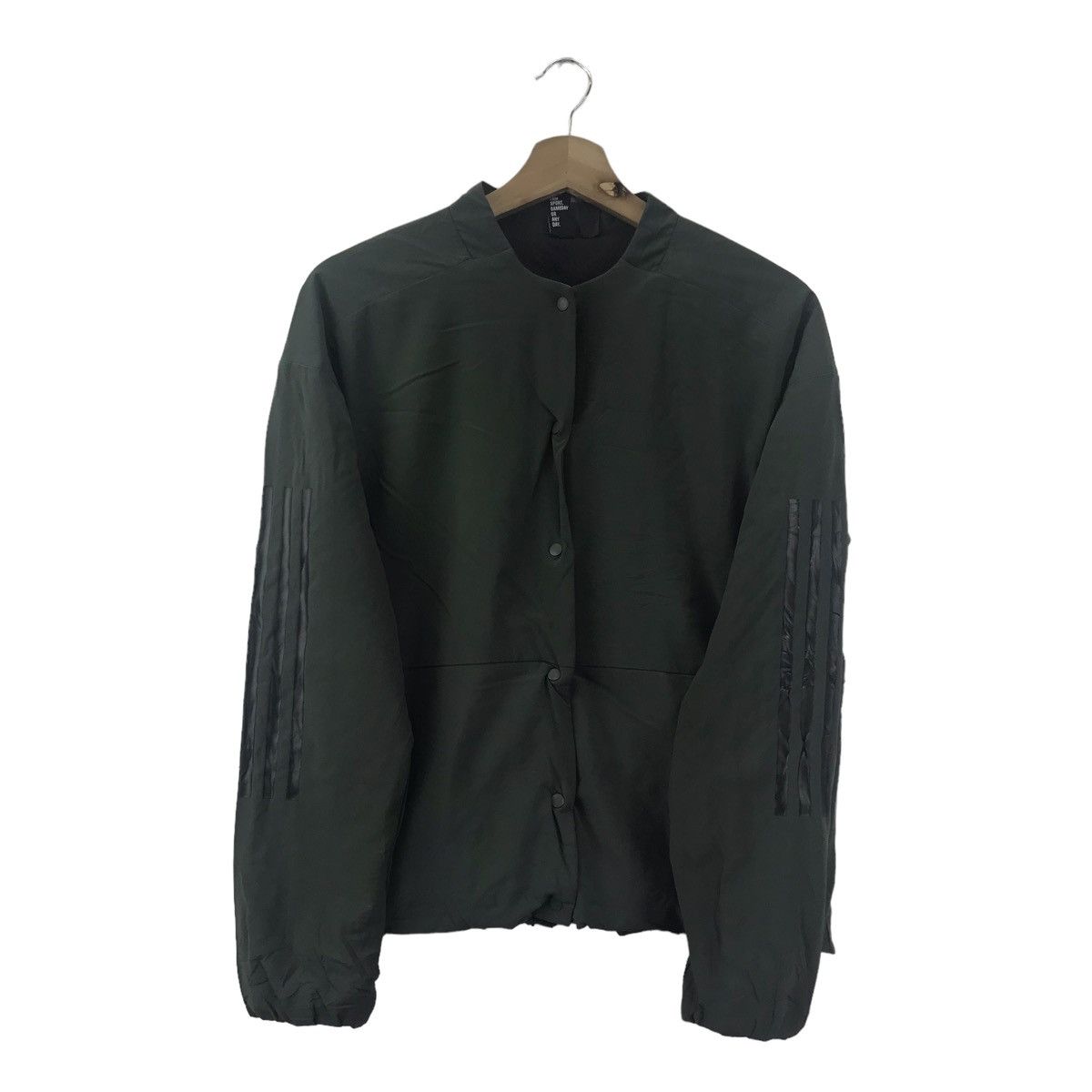 Adidas ADIDAS Stripes Side Green Fleece Sweatshirt Size US M / EU 48-50 / 2 - 3 Thumbnail