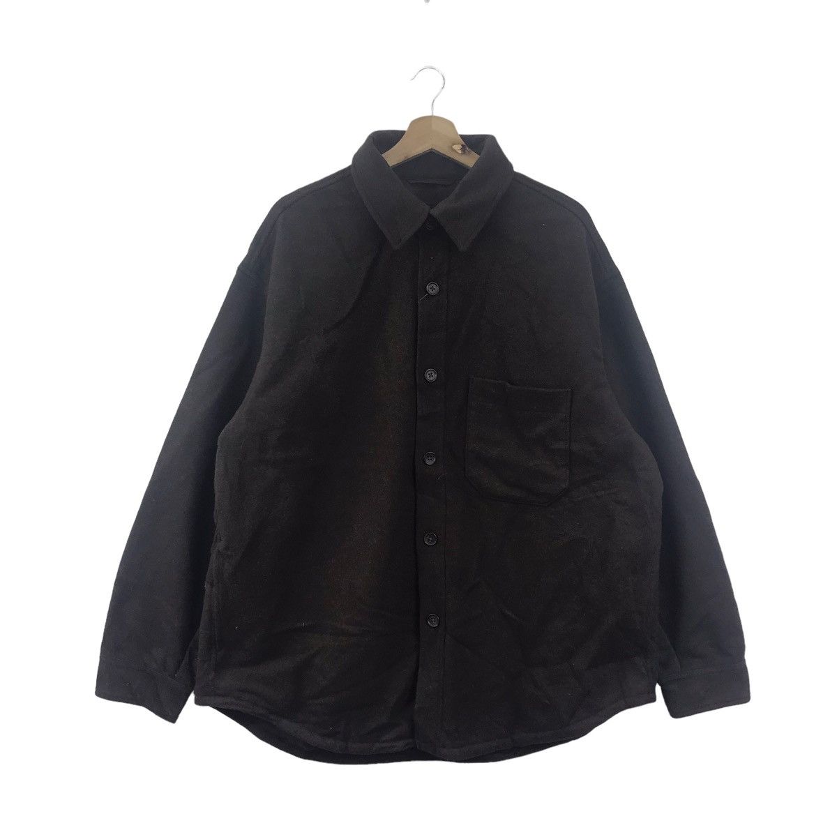 Uniqlo UNIQLO Black Button Up Casual Shirt Size US XXL / EU 58 / 5 - 1 Thumbnail