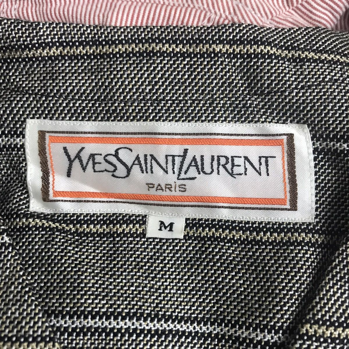 Yves Saint Laurent Vintage YVES SAINT LAURENT Ysl Italy Stripes Casual Shirt Size US M / EU 48-50 / 2 - 4 Thumbnail