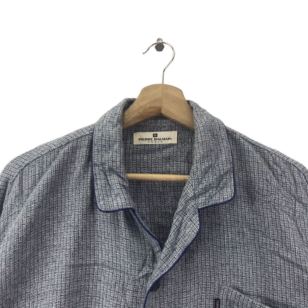 Pierre Balmain Vintage PIERRE BALMAIN PARIS Brand Designer Button Up Shirt Size US M / EU 48-50 / 2 - 2 Thumbnail