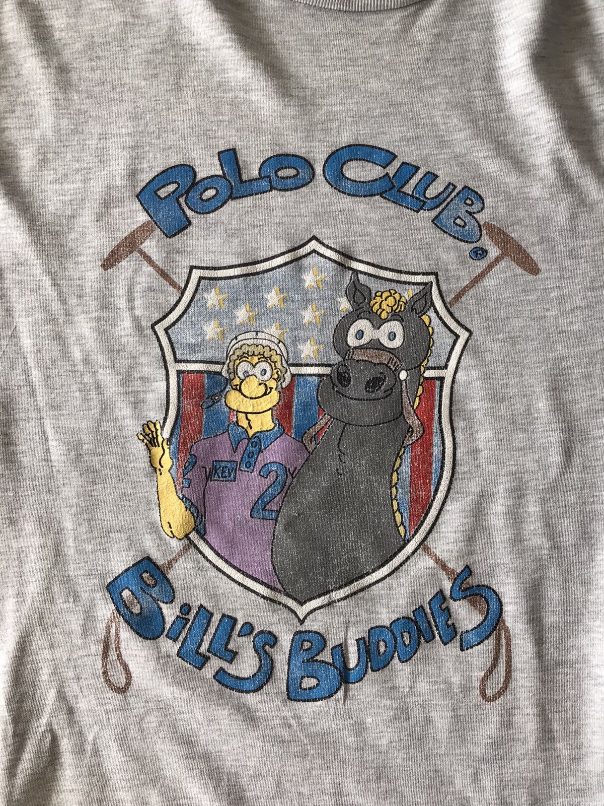 Beverly Hills Polo Club Vintage Distressed Polo Club Bill’s Buddies Tee Size US M / EU 48-50 / 2 - 7 Thumbnail