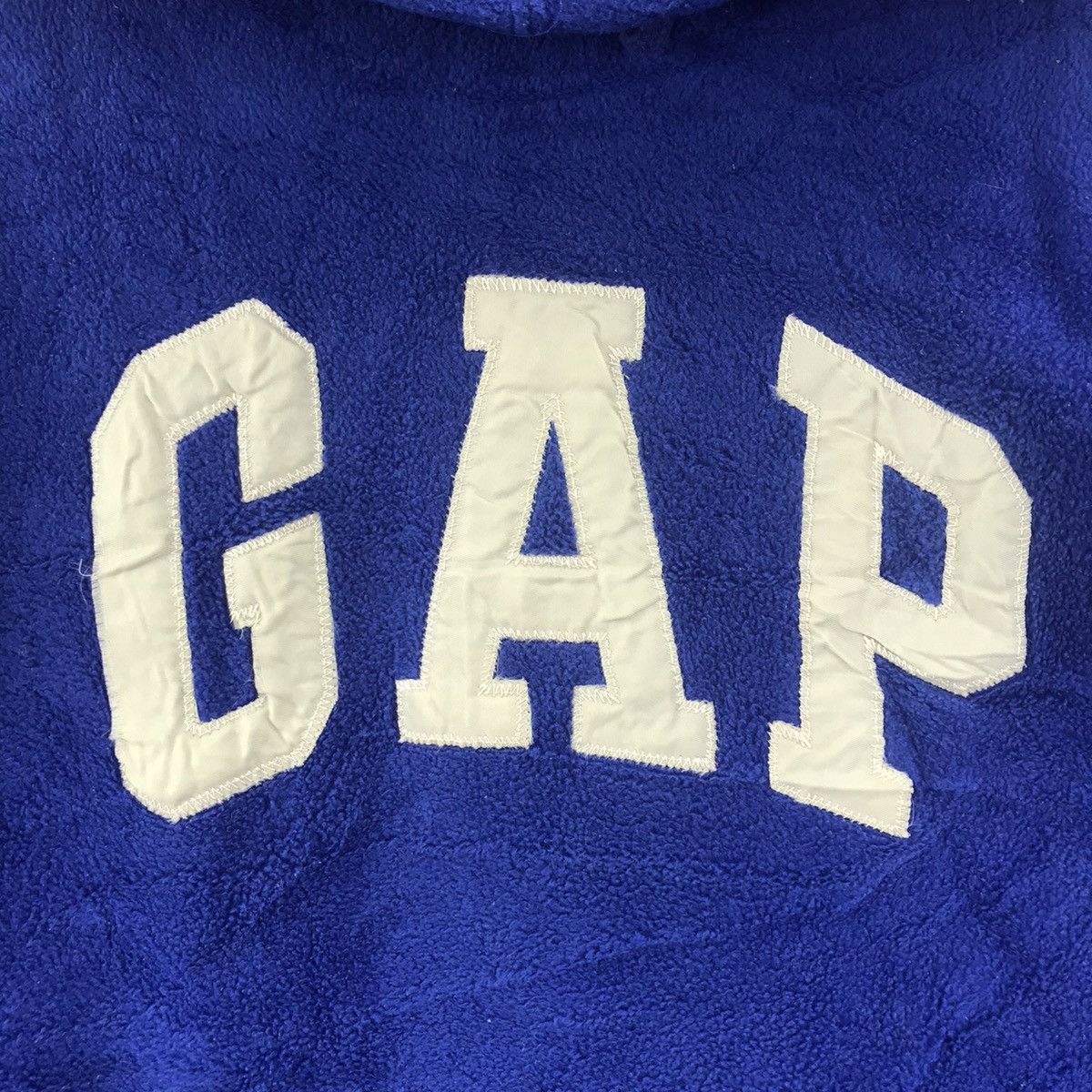 Gap GAP Big Embroidered Logo Blue Hoodie Size US M / EU 48-50 / 2 - 3 Thumbnail