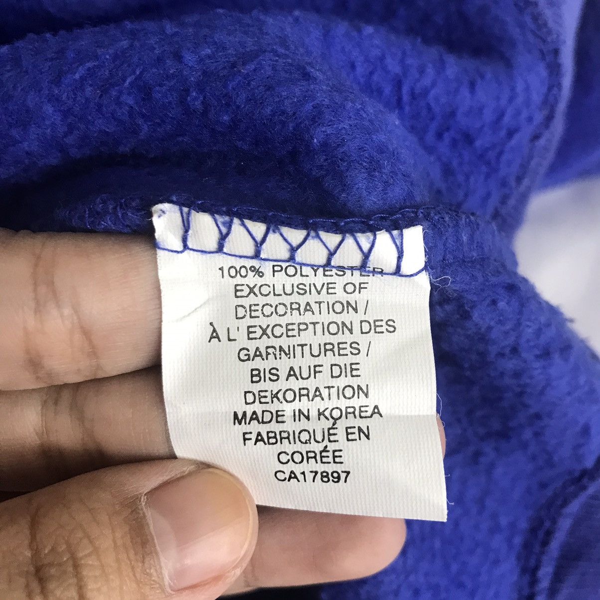 Gap GAP Big Embroidered Logo Blue Hoodie Size US M / EU 48-50 / 2 - 6 Thumbnail
