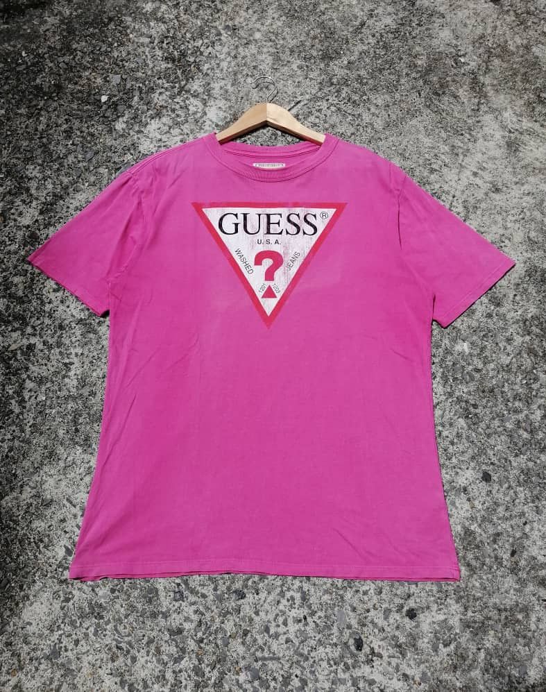 Guess × Vintage Vintage 90s Guess Logo Tee Size US M / EU 48-50 / 2 - 1 Thumbnail