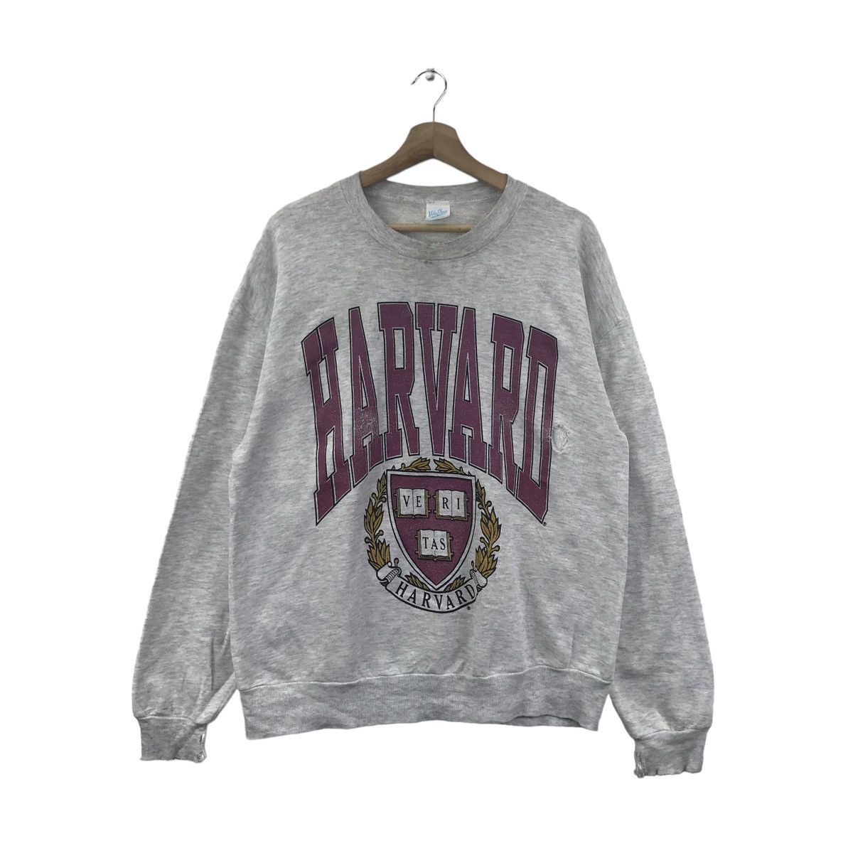 Other Vintage 90s HAVARD University Distressed Big Logo Sweatshirt Size US L / EU 52-54 / 3 - 1 Thumbnail