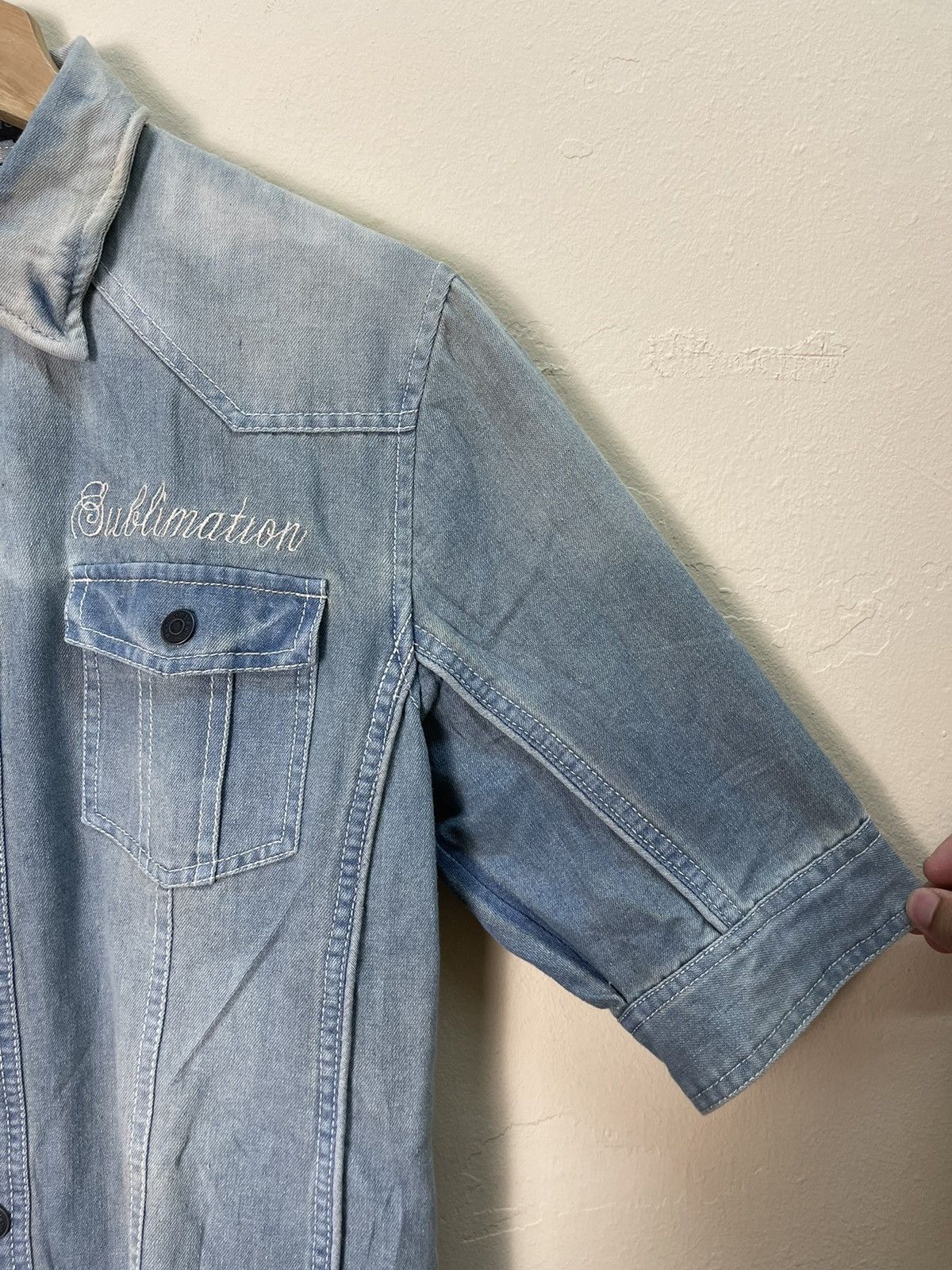 Designer × In The Attic × Japanese Brand In The Attic Denim Button Up Shirt Size US S / EU 44-46 / 1 - 8 Thumbnail