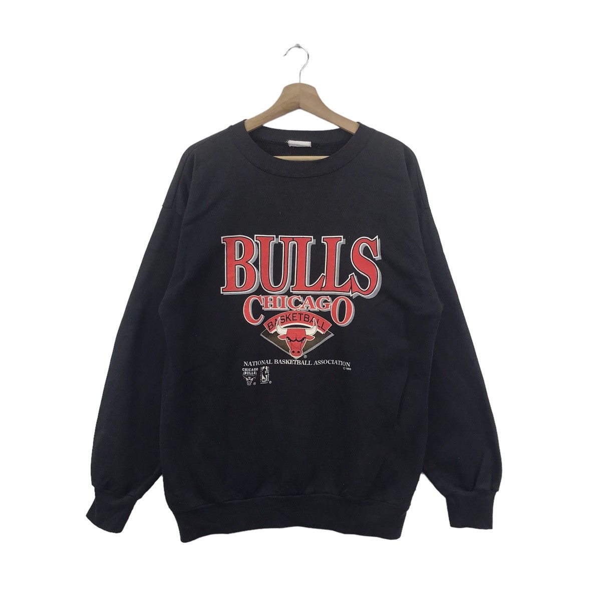 NBA Vintage 90s CHICAGO BULLS BASKETBALL Nba Black Sweatshirt Size US M / EU 48-50 / 2 - 1 Thumbnail