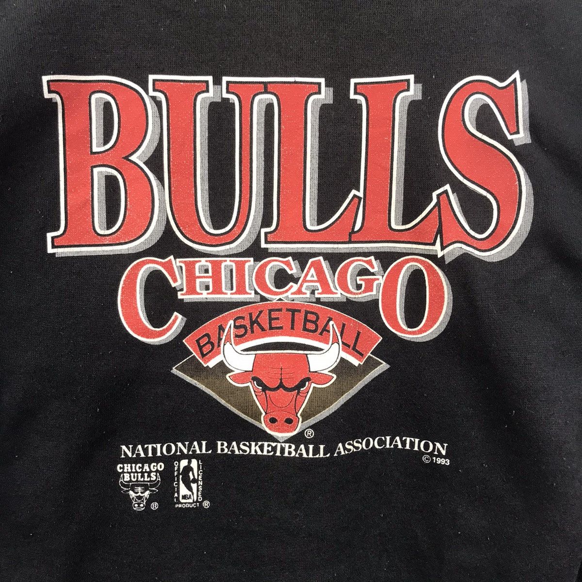 NBA Vintage 90s CHICAGO BULLS BASKETBALL Nba Black Sweatshirt Size US M / EU 48-50 / 2 - 3 Thumbnail