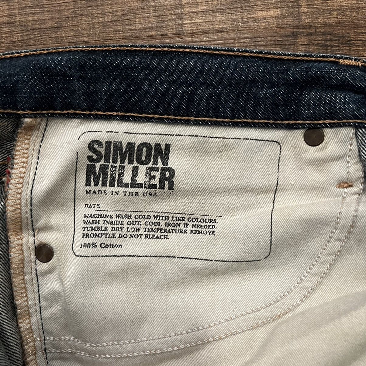 Simon Miller Simon Miller Denim Jeans 34 x 34 Size US 34 / EU 50 - 6 Thumbnail