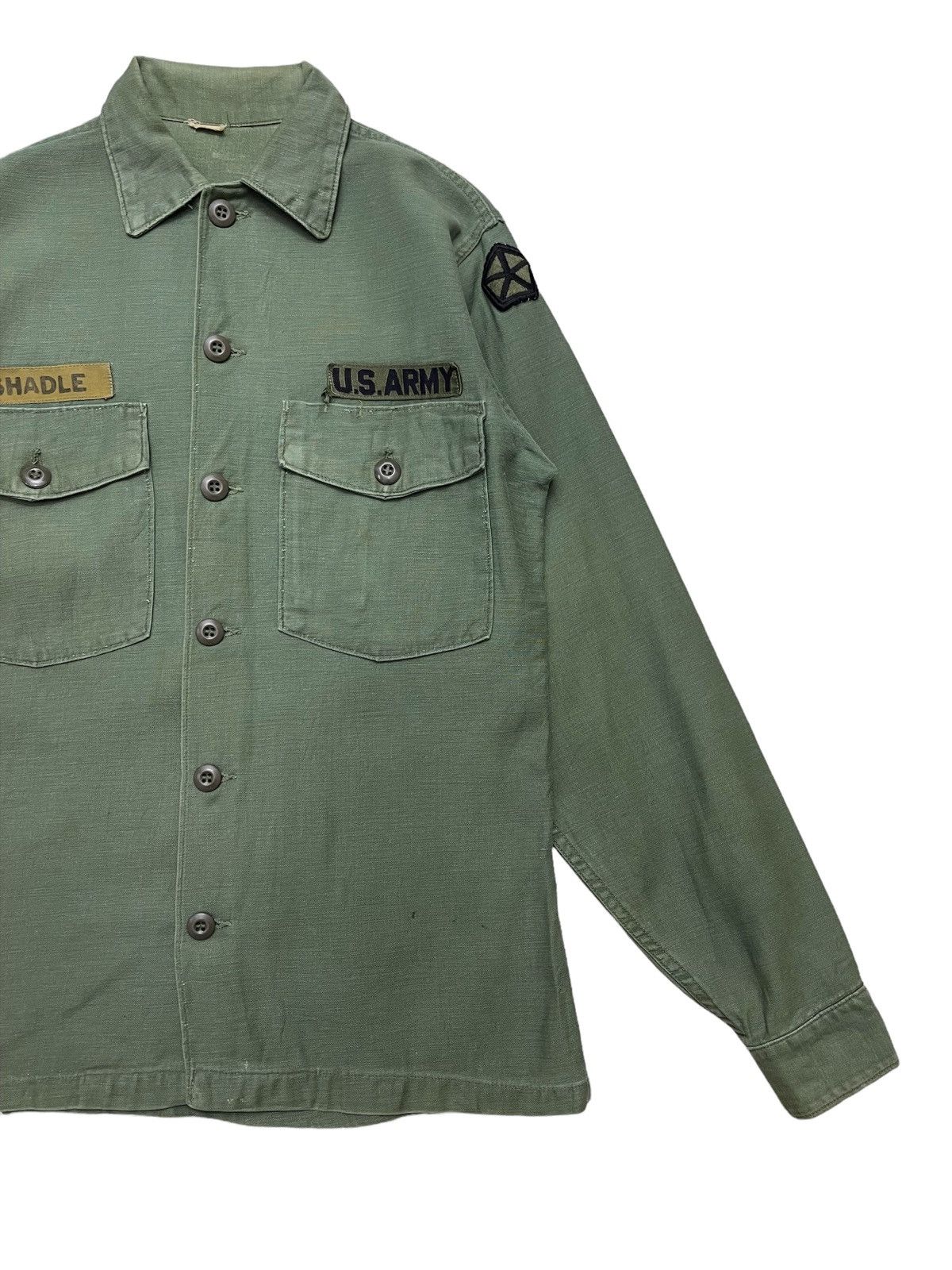 Vintage Vintage 70s OG-107 US military Utility John Lennon Shirt Size US M / EU 48-50 / 2 - 7 Thumbnail
