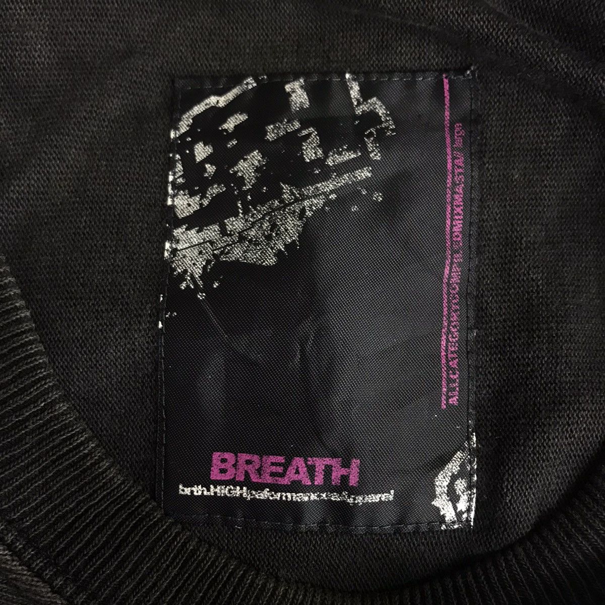 Japanese Brand BREATH N9 Japanese Brand Big Logo Print Black Sweatshirt Size US M / EU 48-50 / 2 - 6 Thumbnail