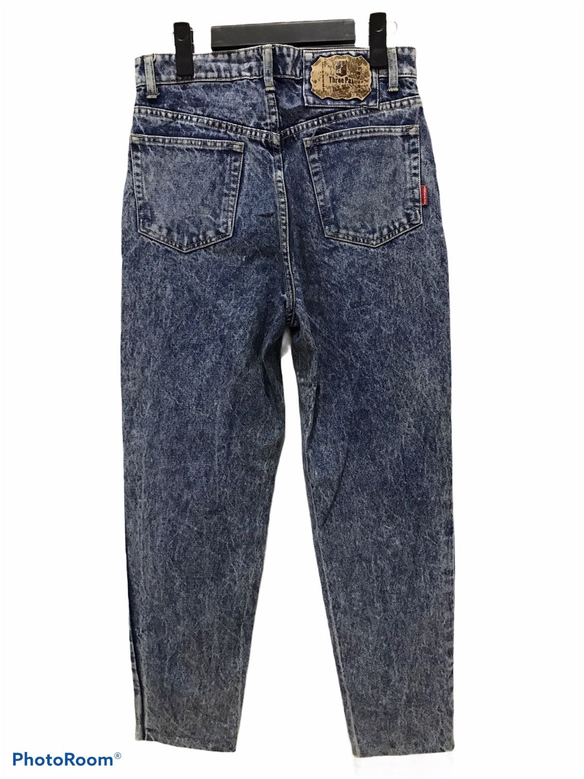 Express × Japanese Brand Distressed Three Pal Express Acidwash denim Size US 29 - 12 Thumbnail