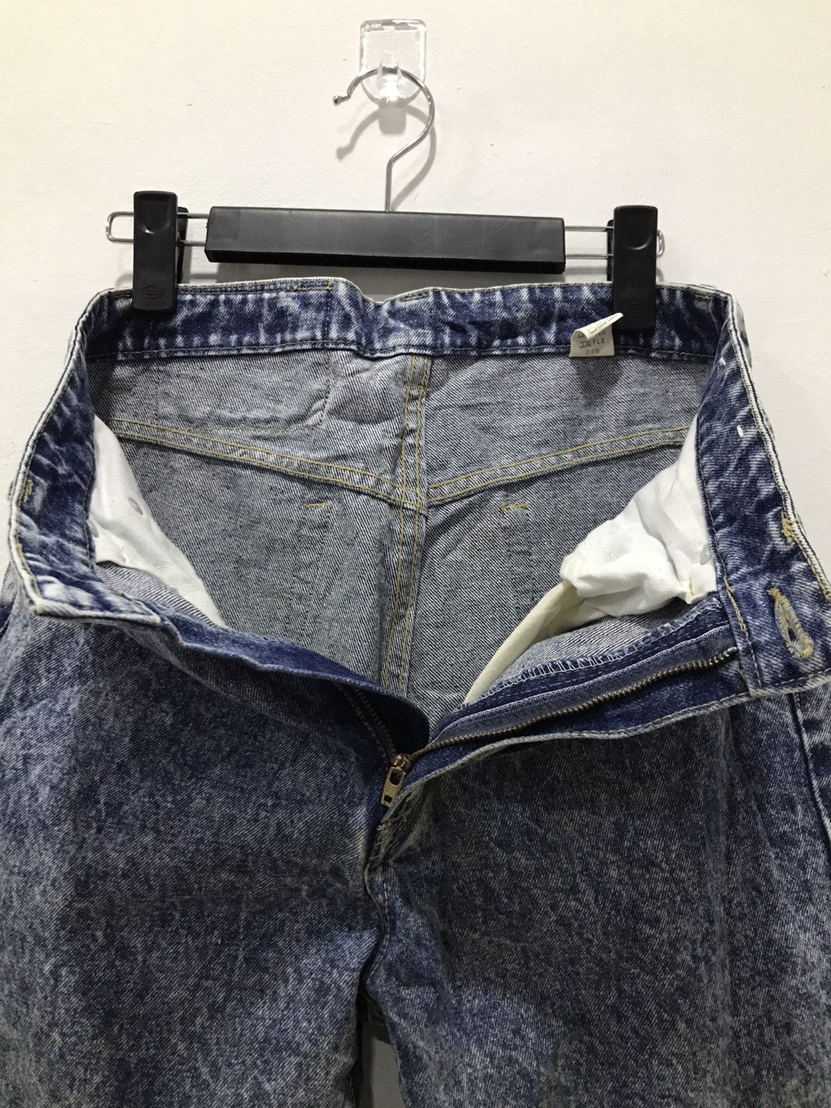 Express × Japanese Brand Distressed Three Pal Express Acidwash denim Size US 29 - 20 Thumbnail