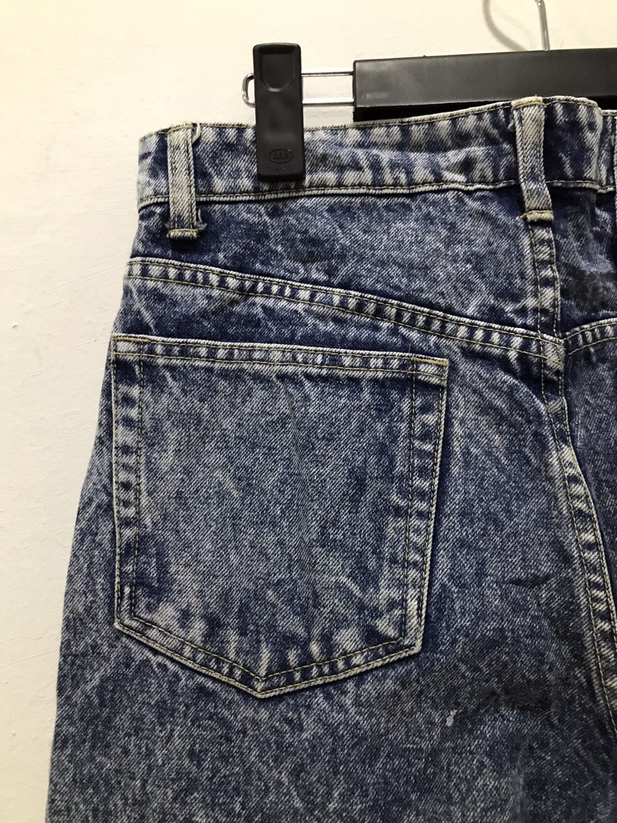 Express × Japanese Brand Distressed Three Pal Express Acidwash denim Size US 29 - 18 Thumbnail