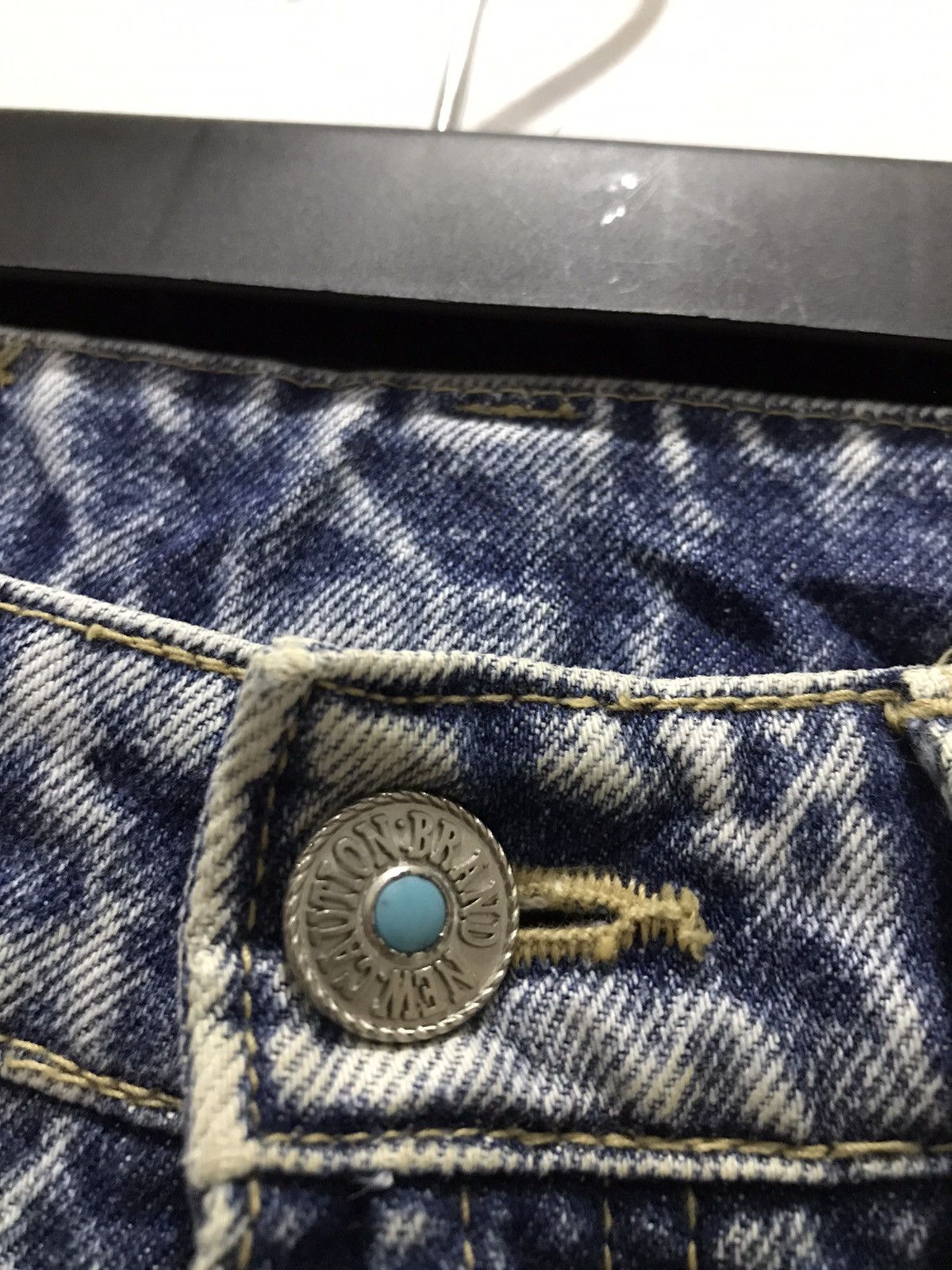 Express × Japanese Brand Distressed Three Pal Express Acidwash denim Size US 29 - 10 Thumbnail