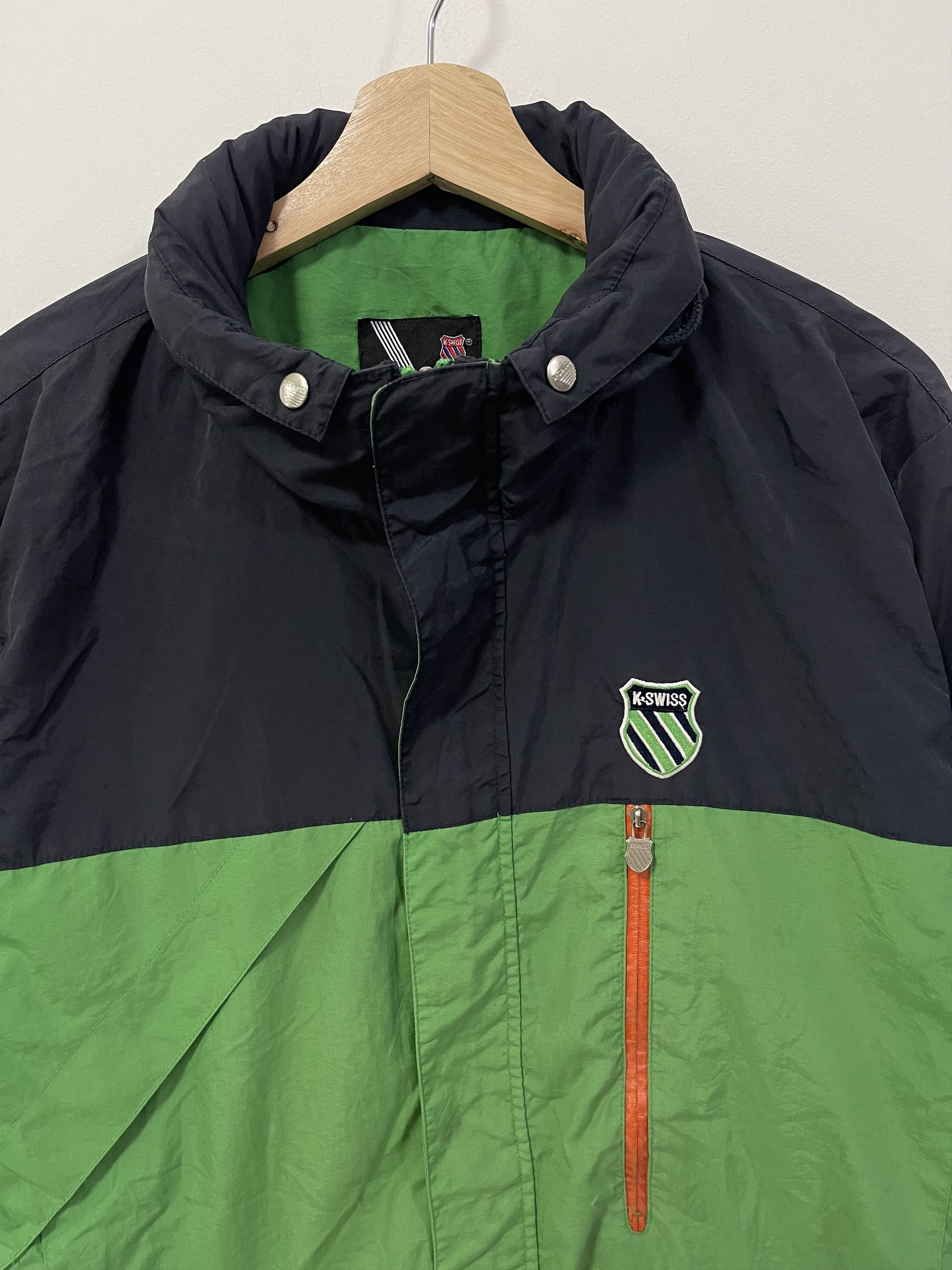 Japanese Brand × K-Swiss × Vintage Vintage K-Swiss Colourblok Light Jacket Size US M / EU 48-50 / 2 - 2 Thumbnail