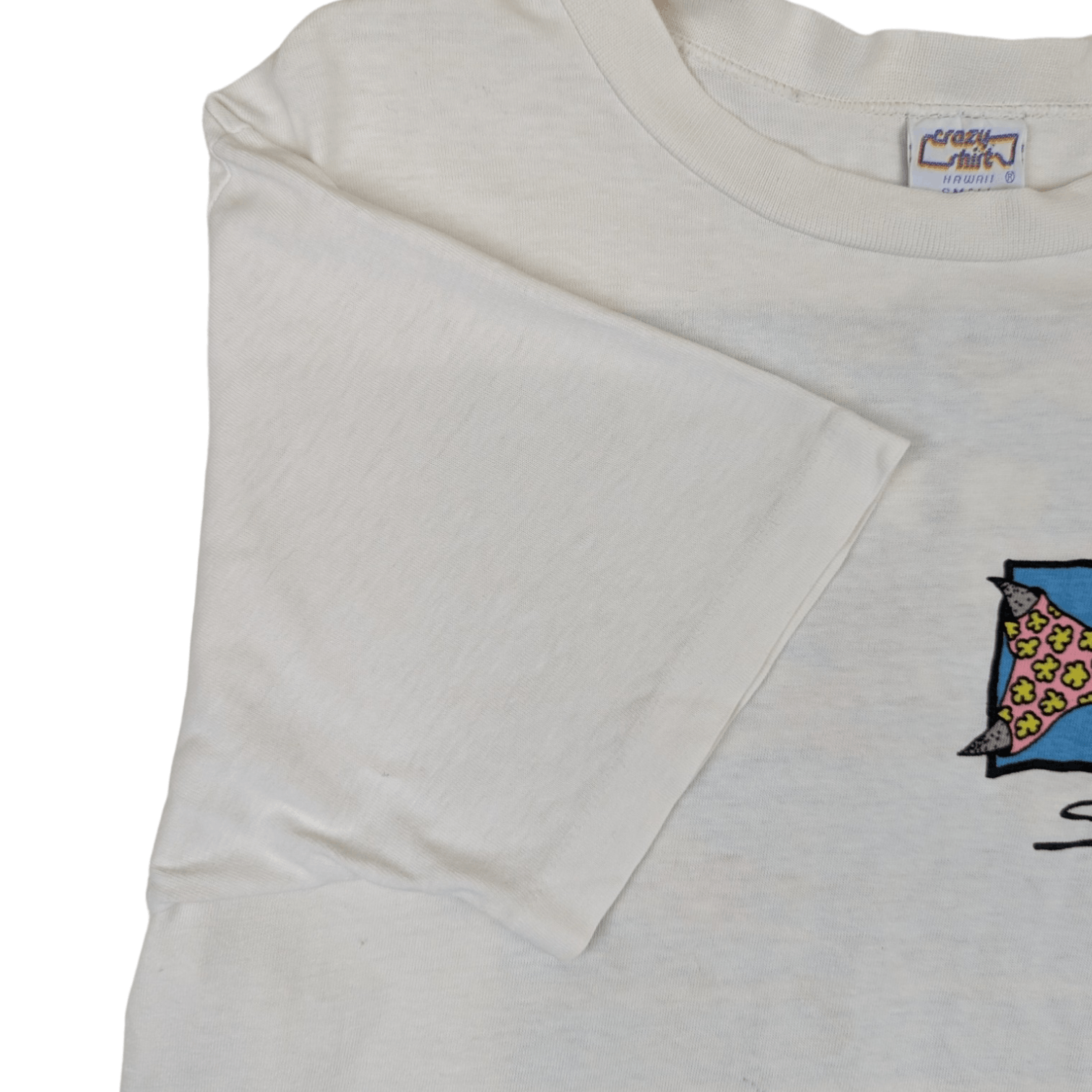 Vintage Vintage 80's CRAZY SHIRT Scuba Diving Shark Graphic T-Shirt Size S / US 4 / IT 40 - 9 Thumbnail