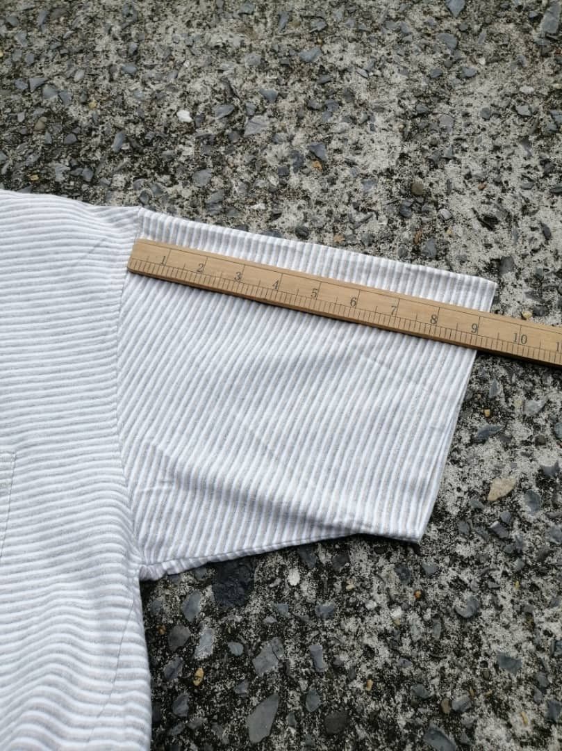 Designer Gianni Valentino Small Stripe Pocket Tee Size US M / EU 48-50 / 2 - 2 Thumbnail