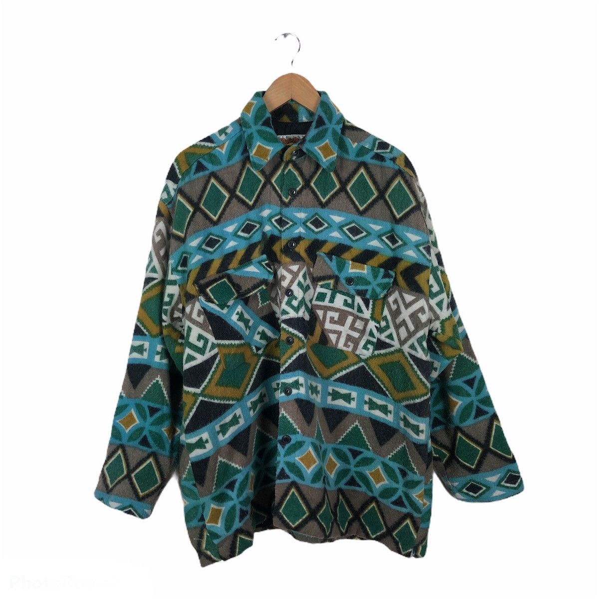 Japanese Brand HIGHTBIRD AMERICAN DREAM BUTTON FLANNEL JACKET Size US L / EU 52-54 / 3 - 1 Thumbnail
