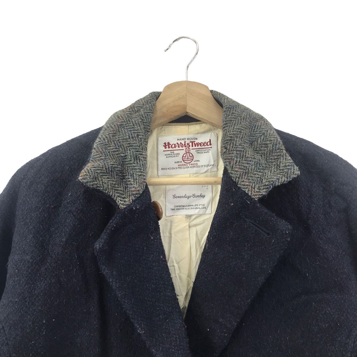 Harris Tweed HARRIS TWEED x Sevendays = Sunday Overcoat Long Parka Size US M / EU 48-50 / 2 - 2 Thumbnail